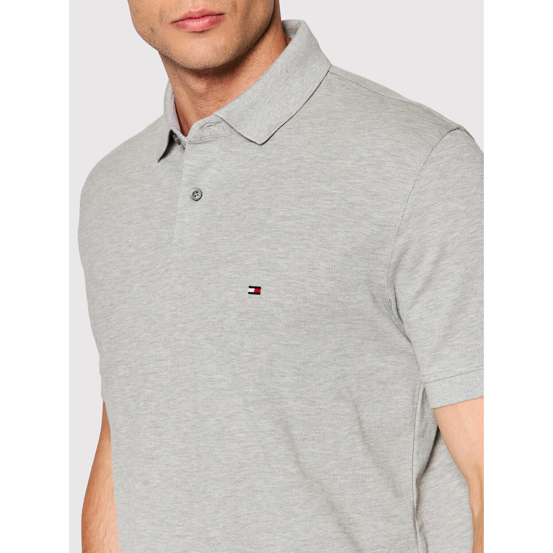 Tommy Hilfiger Polokošeľa 1985 MW0MW17770 Sivá Regular Fit - Pepit.sk