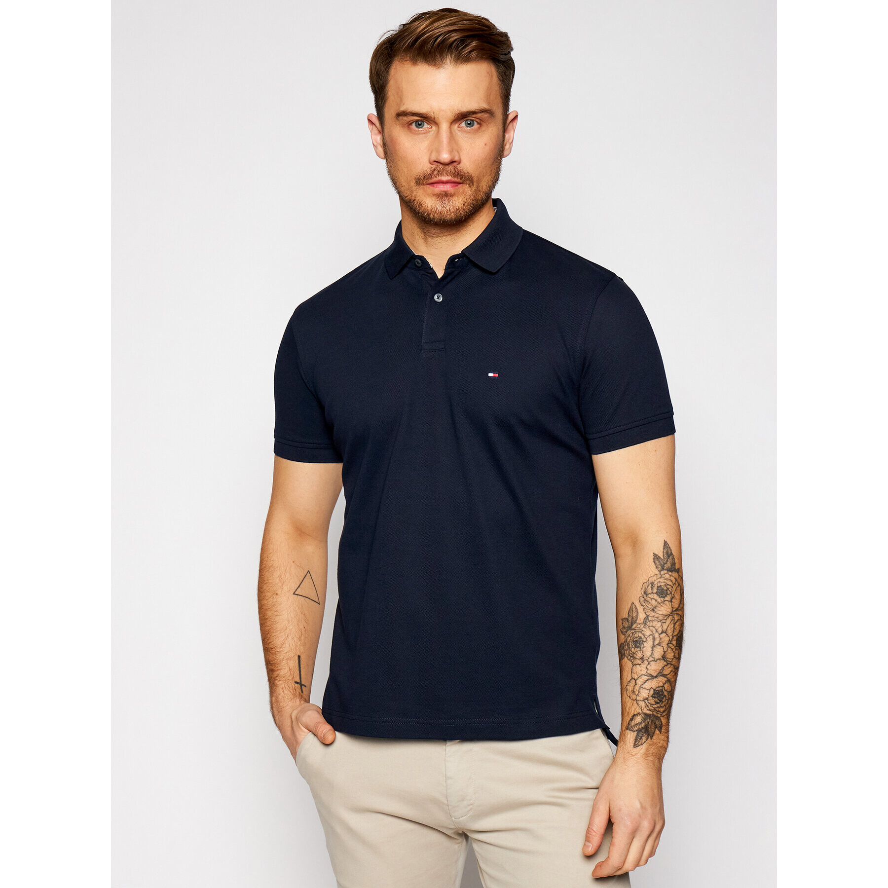 Tommy Hilfiger Polokošeľa 1985 MW0MW17770 Tmavomodrá Regular Fit - Pepit.sk