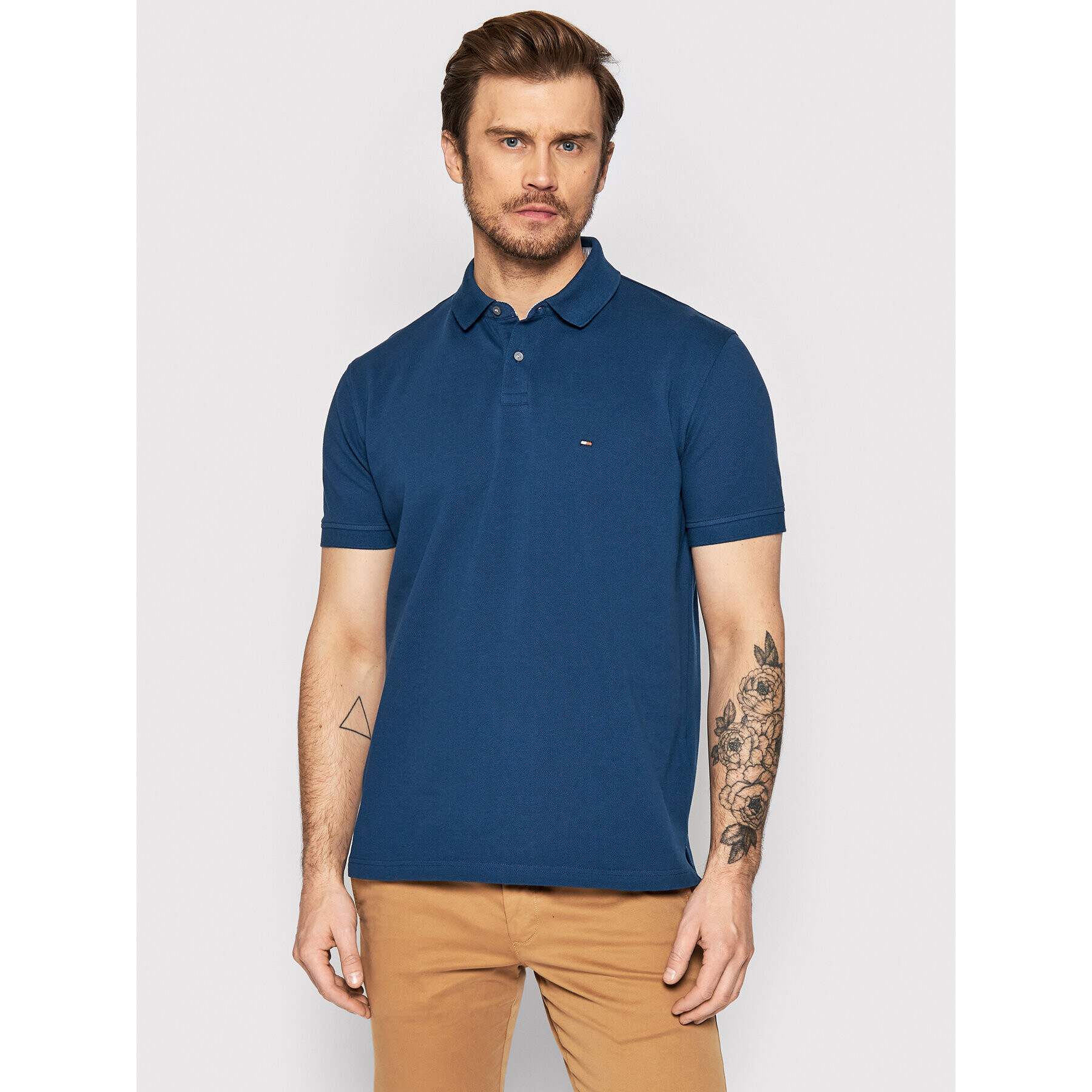 Tommy Hilfiger Polokošeľa 1985 MW0MW17770 Tmavomodrá Regular Fit - Pepit.sk