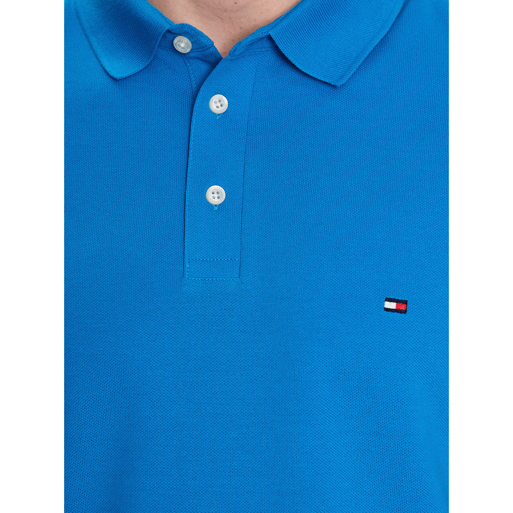 Tommy Hilfiger Polokošeľa 1985 MW0MW17771 Modrá Slim Fit - Pepit.sk