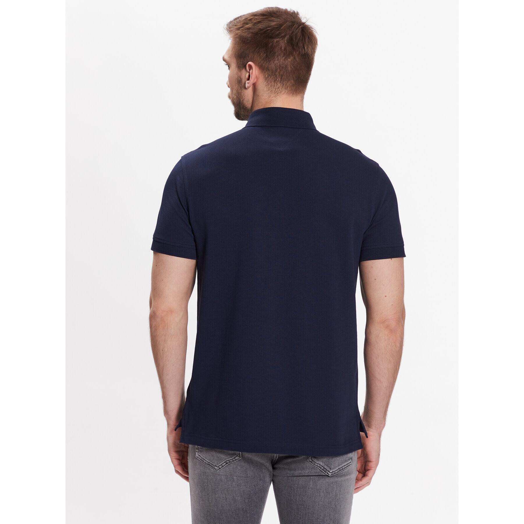 Tommy Hilfiger Polokošeľa 1985 MW0MW17771 Tmavomodrá Slim Fit - Pepit.sk