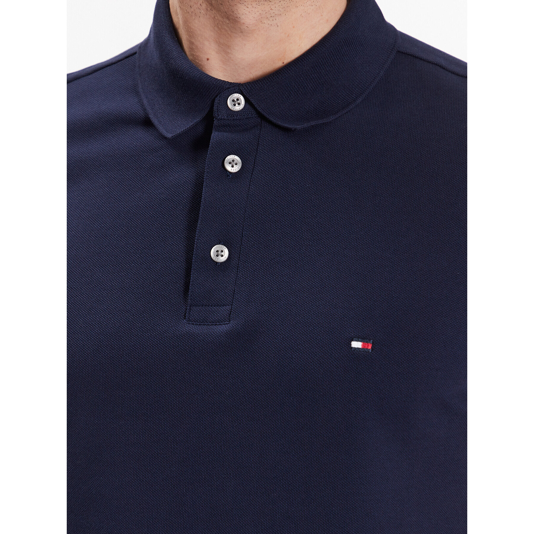 Tommy Hilfiger Polokošeľa 1985 MW0MW17771 Tmavomodrá Slim Fit - Pepit.sk