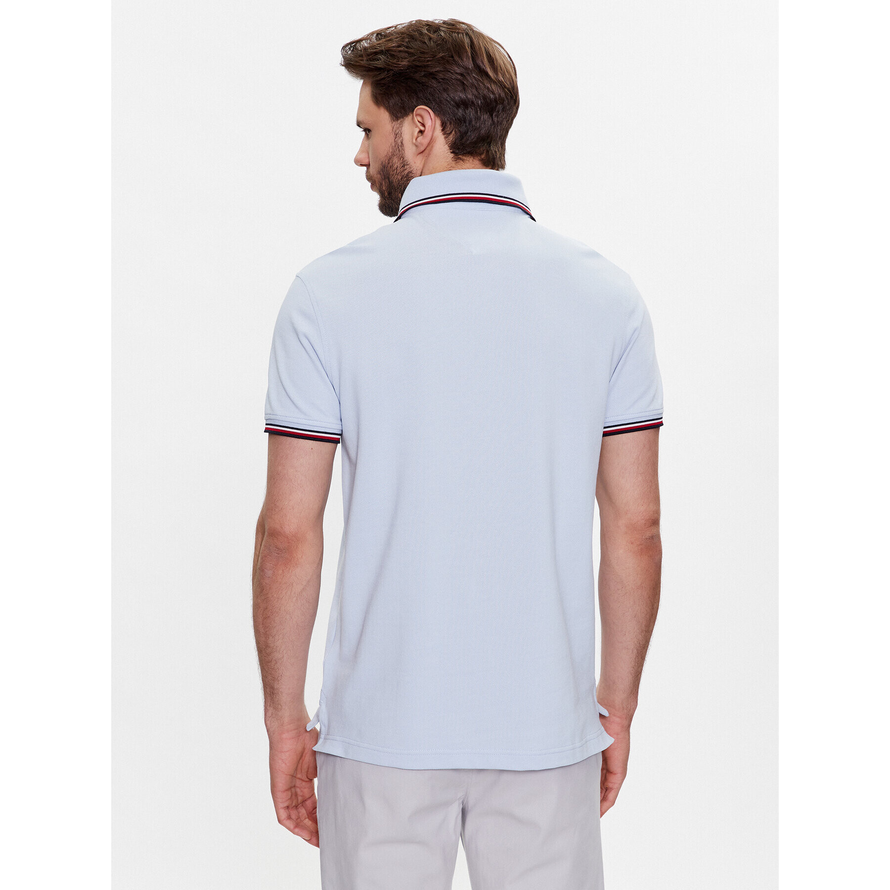 Tommy Hilfiger Polokošeľa 1985 MW0MW30750 Modrá Slim Fit - Pepit.sk