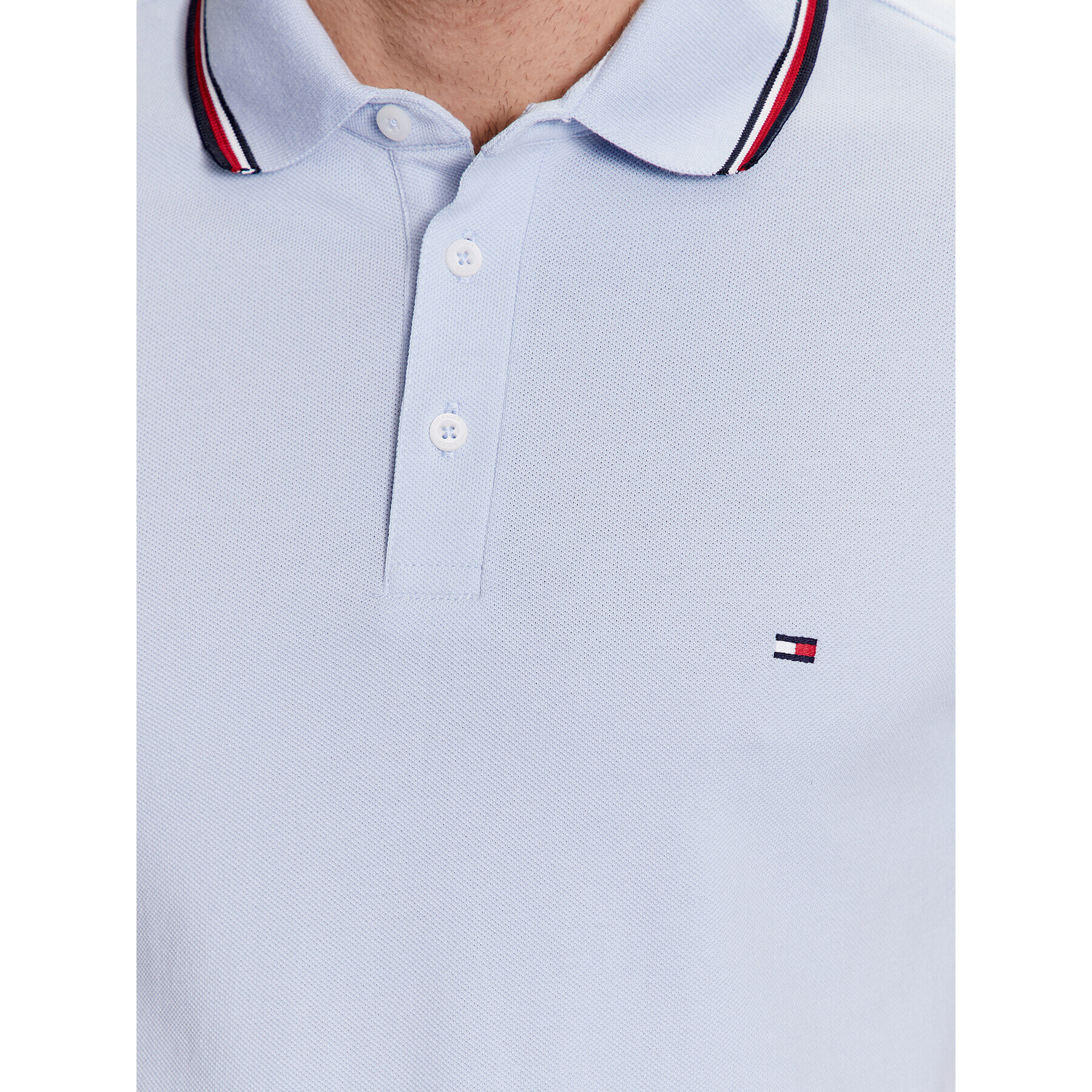 Tommy Hilfiger Polokošeľa 1985 MW0MW30750 Modrá Slim Fit - Pepit.sk