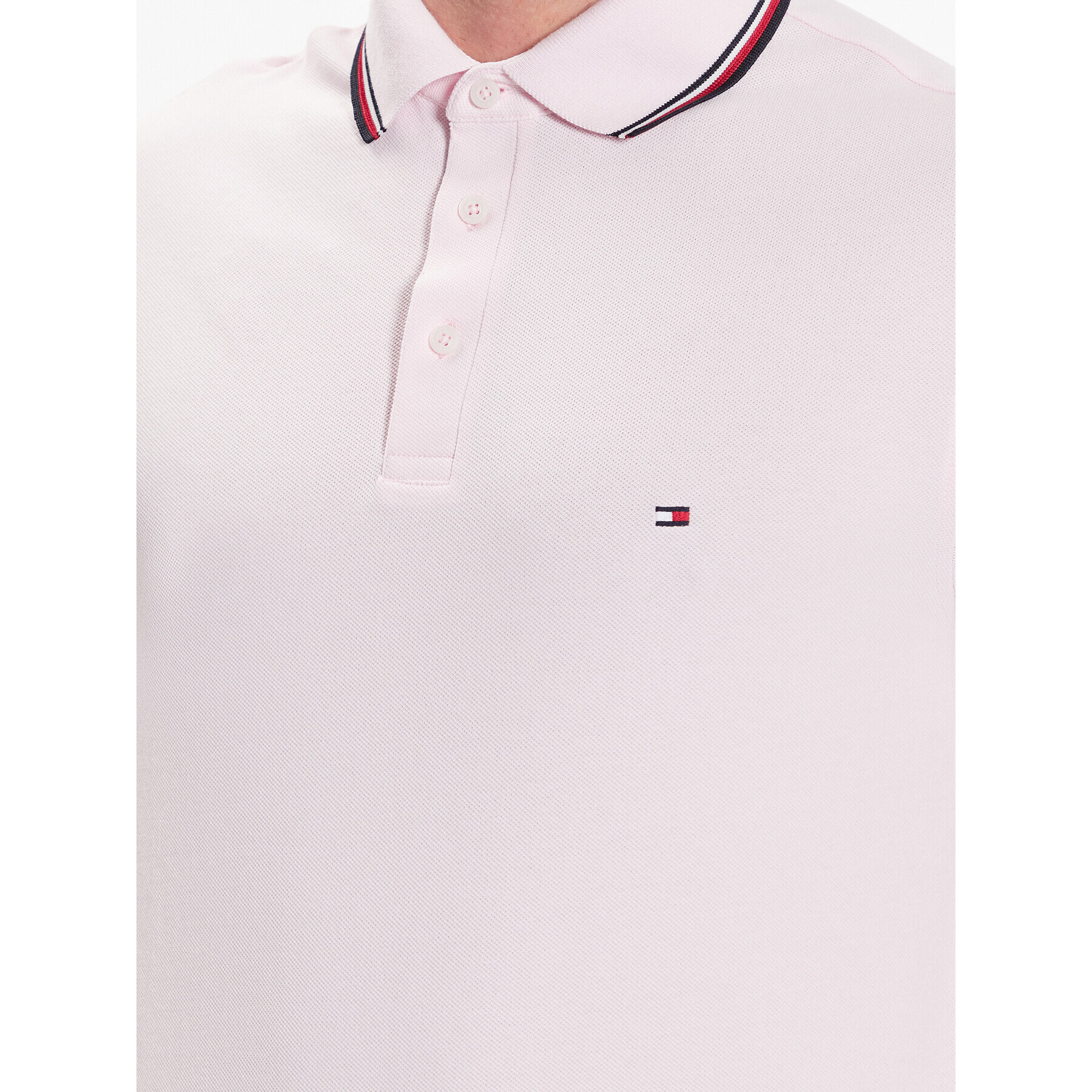 Tommy Hilfiger Polokošeľa 1985 MW0MW30750 Ružová Slim Fit - Pepit.sk