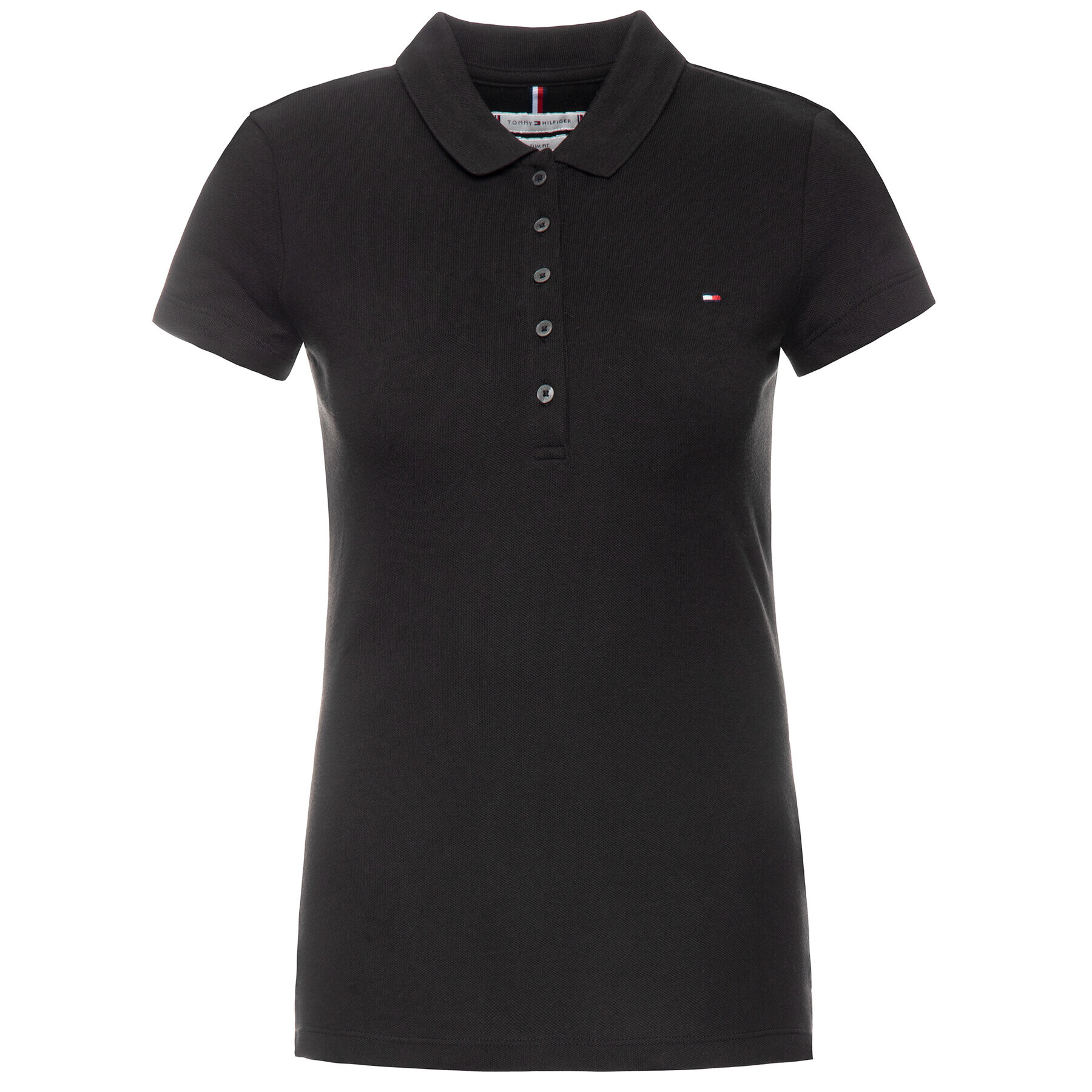 Tommy Hilfiger Polokošeľa 1M57636661 Čierna Slim Fit - Pepit.sk