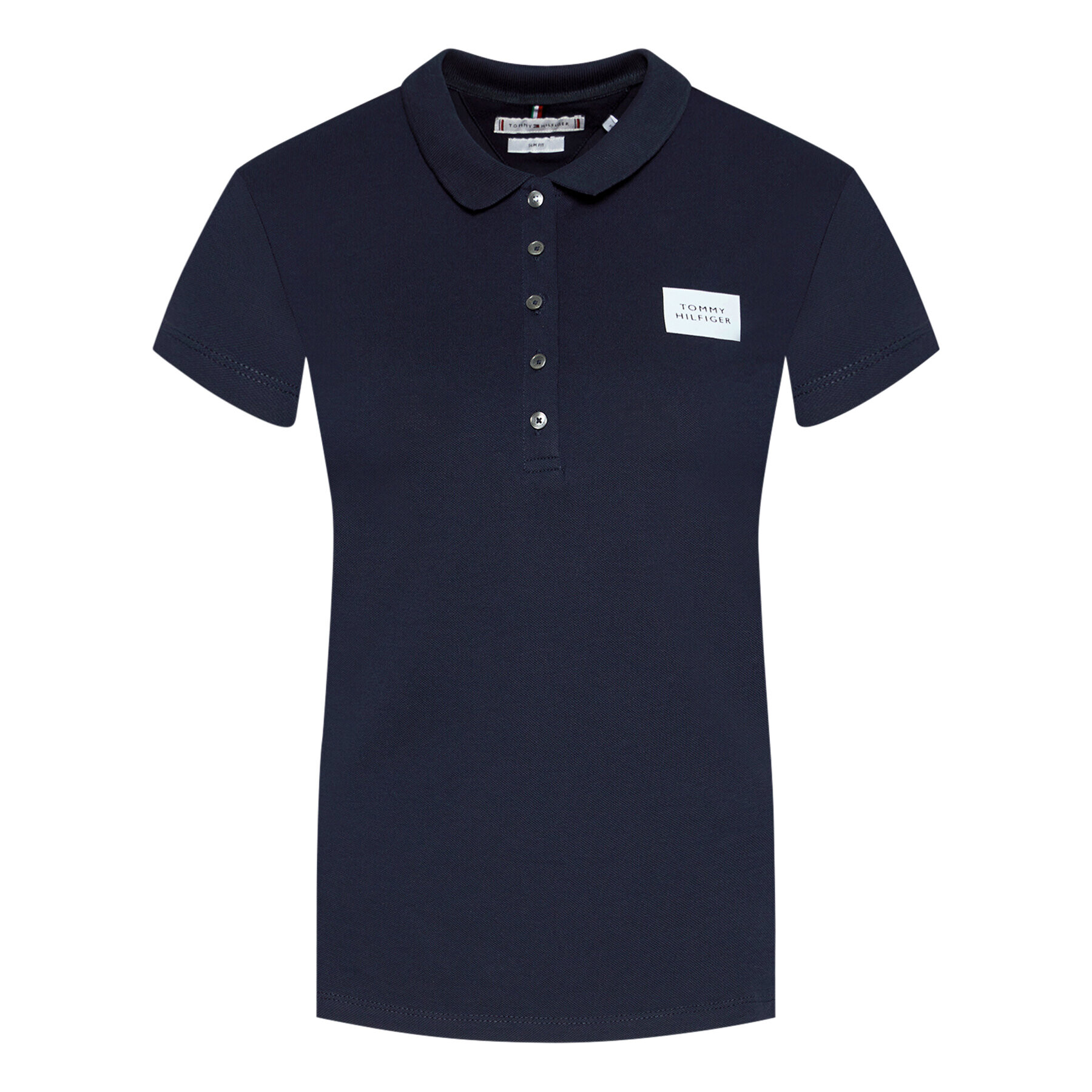 Tommy Hilfiger Polokošeľa Abo Short Sleeve WW0WW32606 Tmavomodrá Slim Fit - Pepit.sk