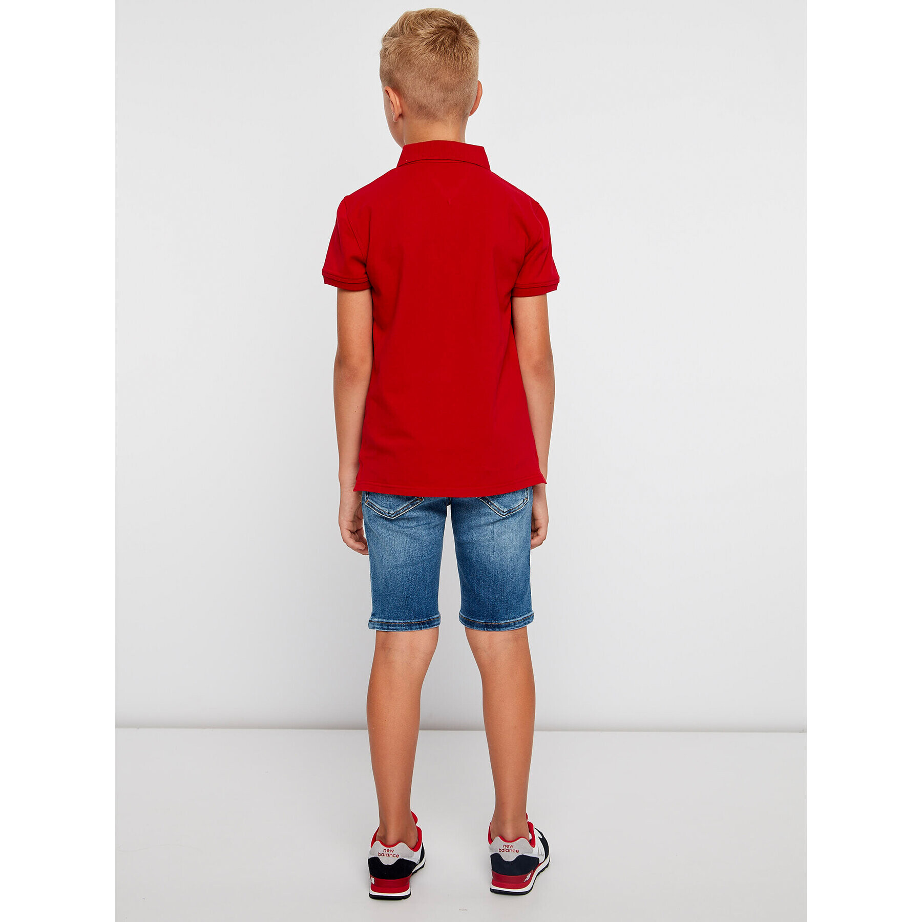 Tommy Hilfiger Polokošeľa Boys Tommy KB0KB03975 S Červená Regular Fit - Pepit.sk