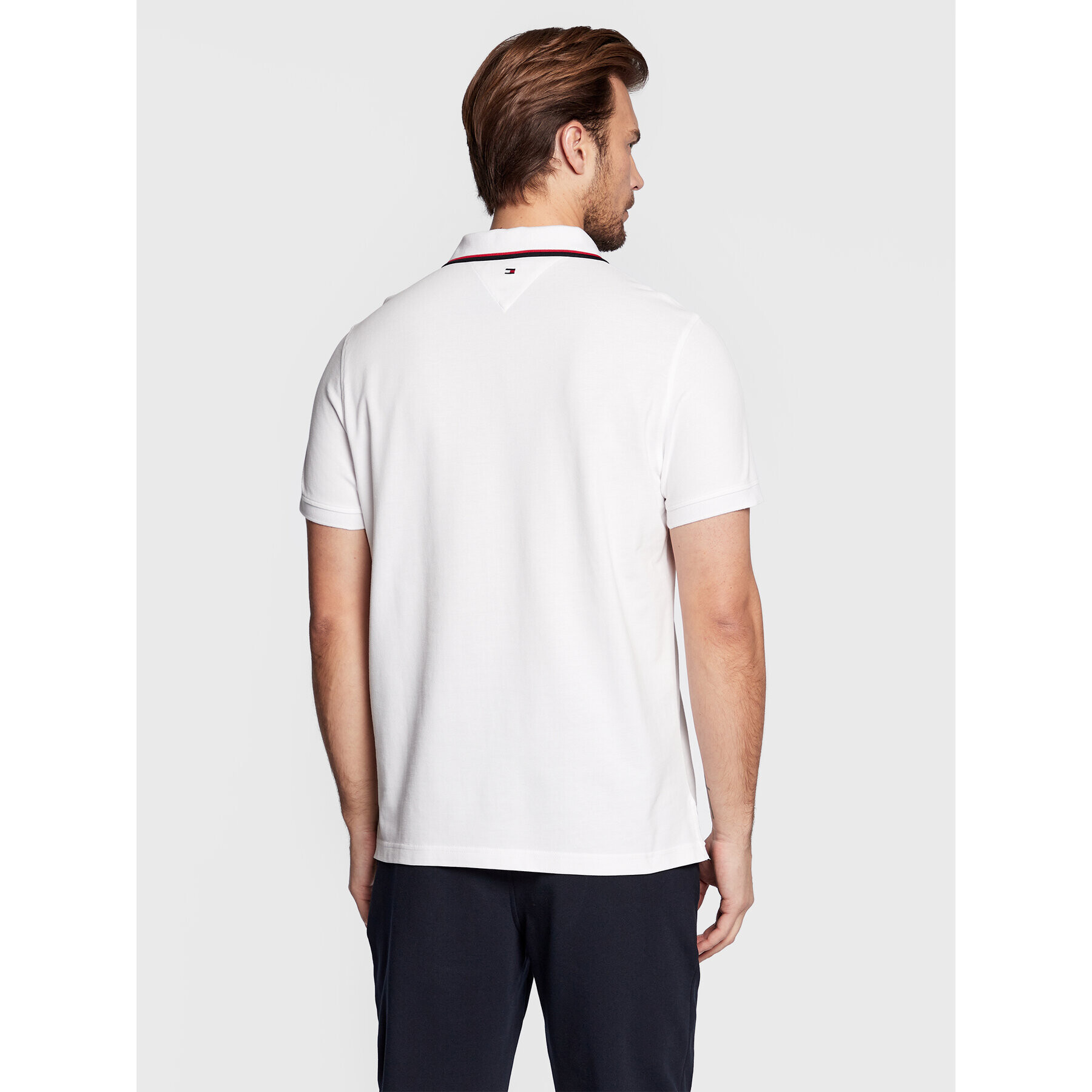 Tommy Hilfiger Polokošeľa Brand Love Logo MW0MW29525 Biela Regular Fit - Pepit.sk