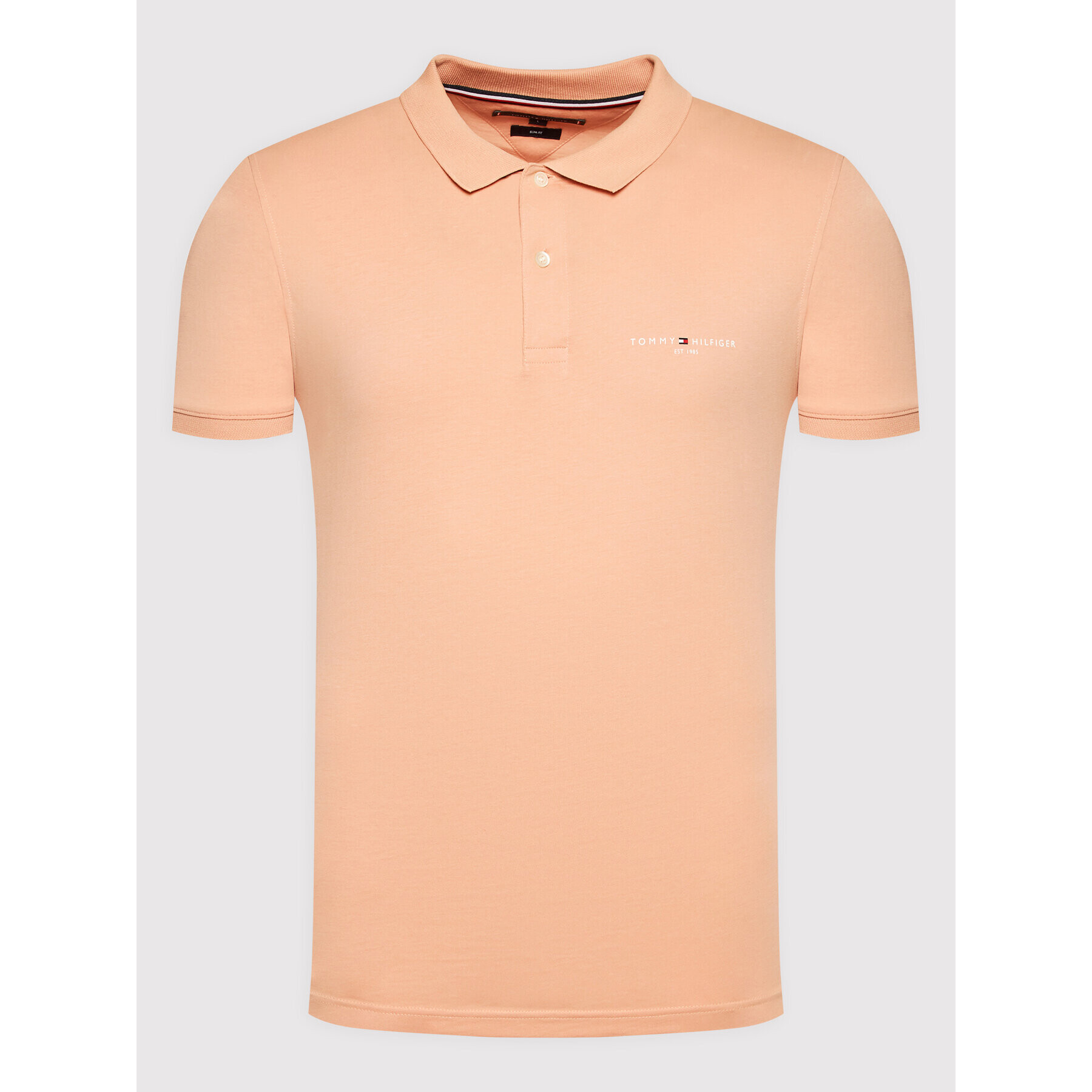 Tommy Hilfiger Polokošeľa Clean Jersey MW0MW18282 Ružová Slim Fit - Pepit.sk