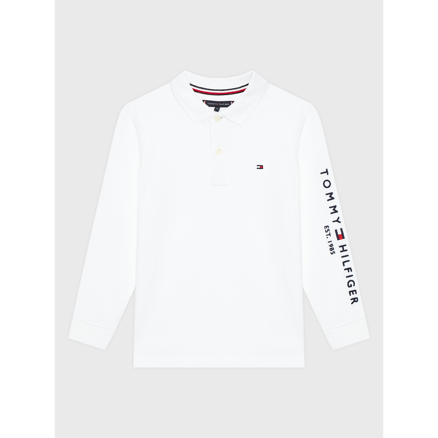 Tommy Hilfiger Polokošeľa Essential KB0KB07729 D Biela Regular Fit - Pepit.sk