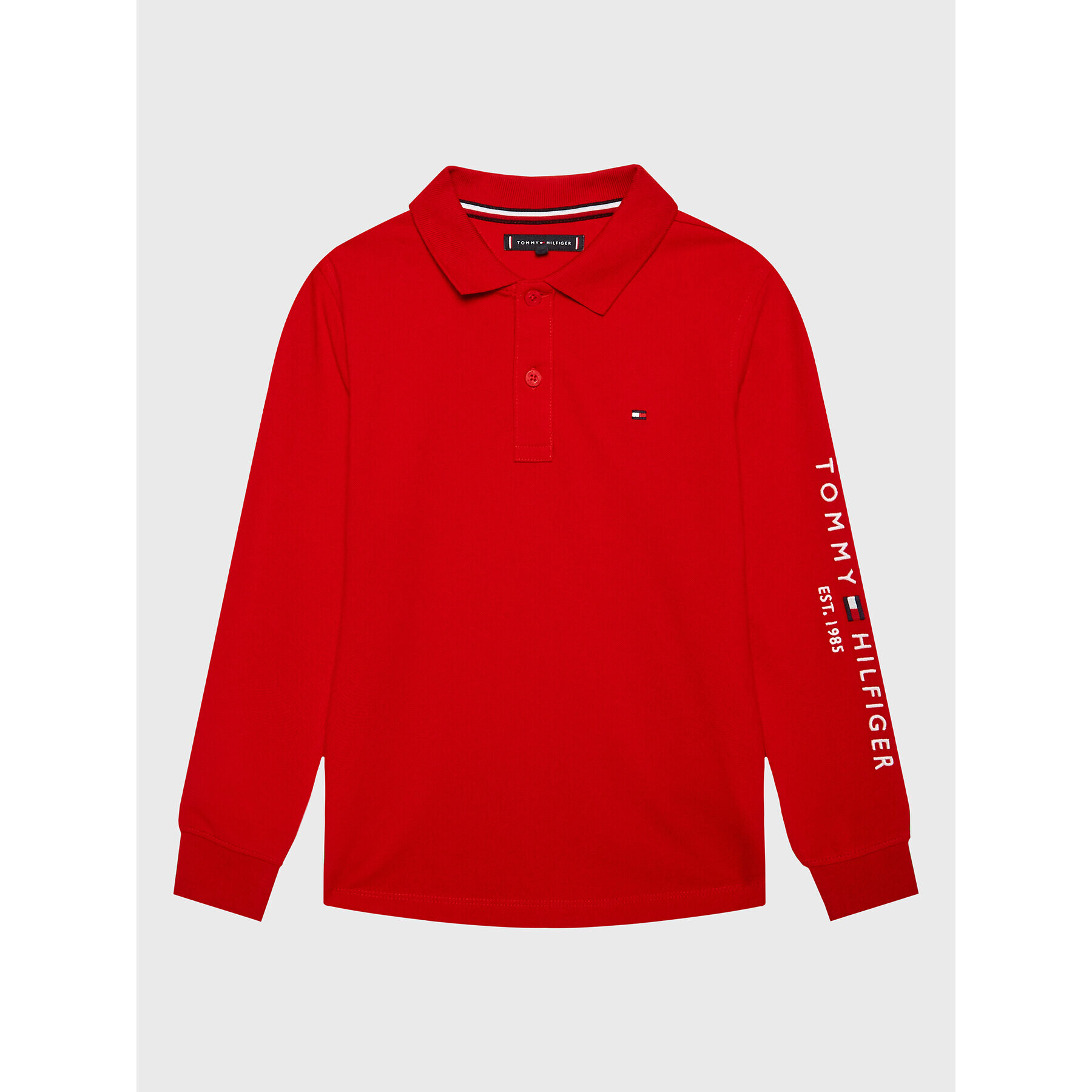 Tommy Hilfiger Polokošeľa Essential KB0KB07729 D Červená Regular Fit - Pepit.sk