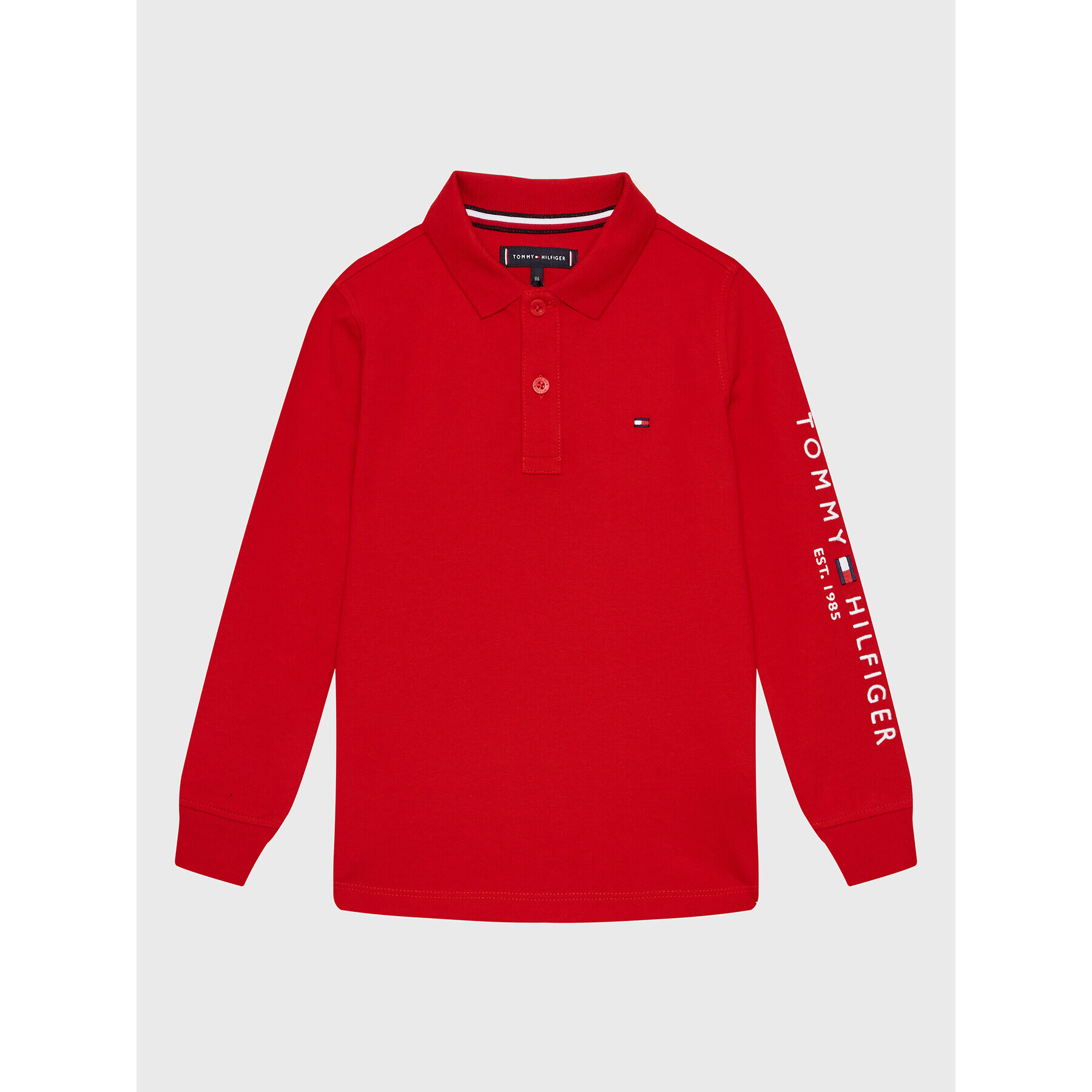 Tommy Hilfiger Polokošeľa Essential KB0KB07729 M Červená Regular Fit - Pepit.sk