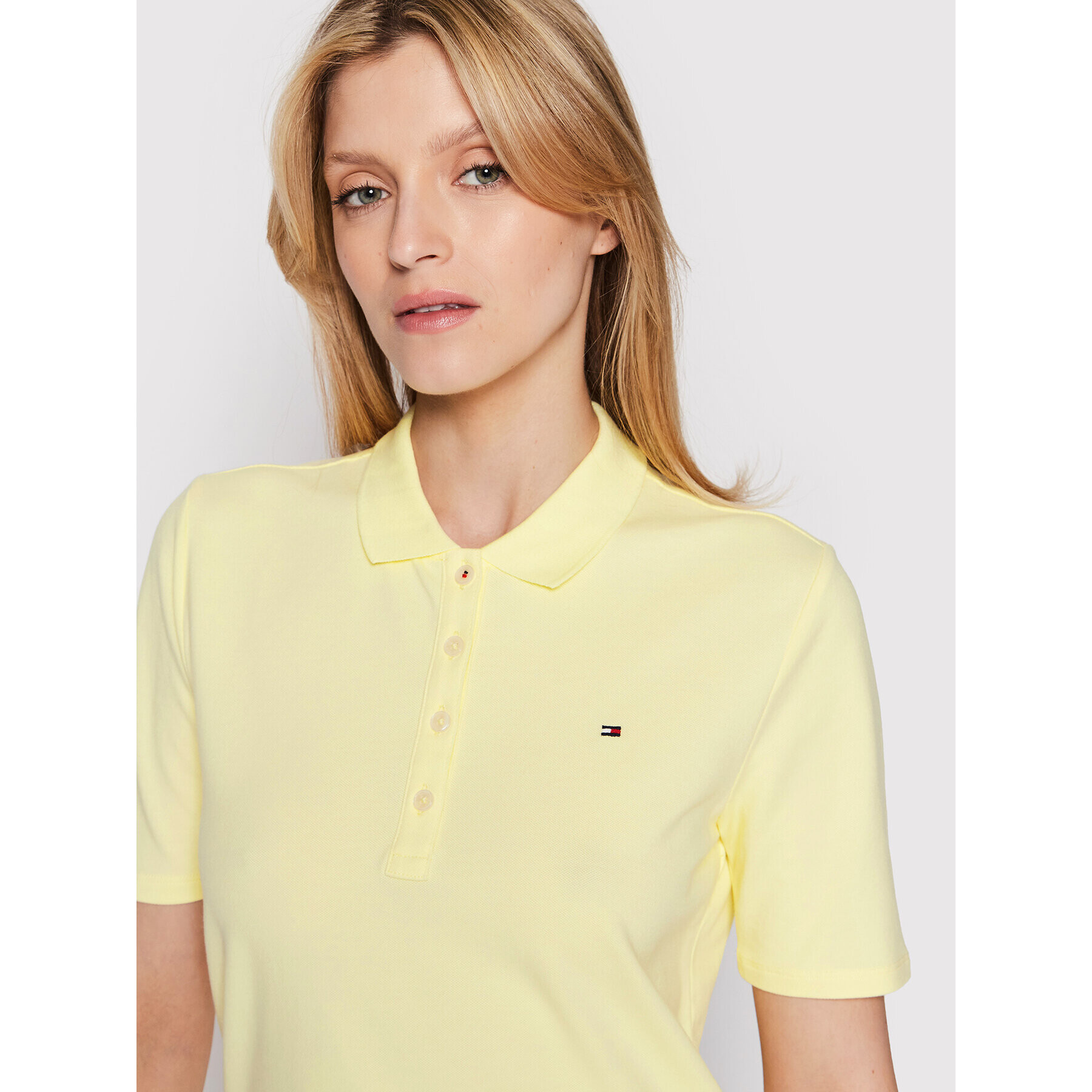 Tommy Hilfiger Polokošeľa Essential WW0WW28578 Žltá Regular Fit - Pepit.sk