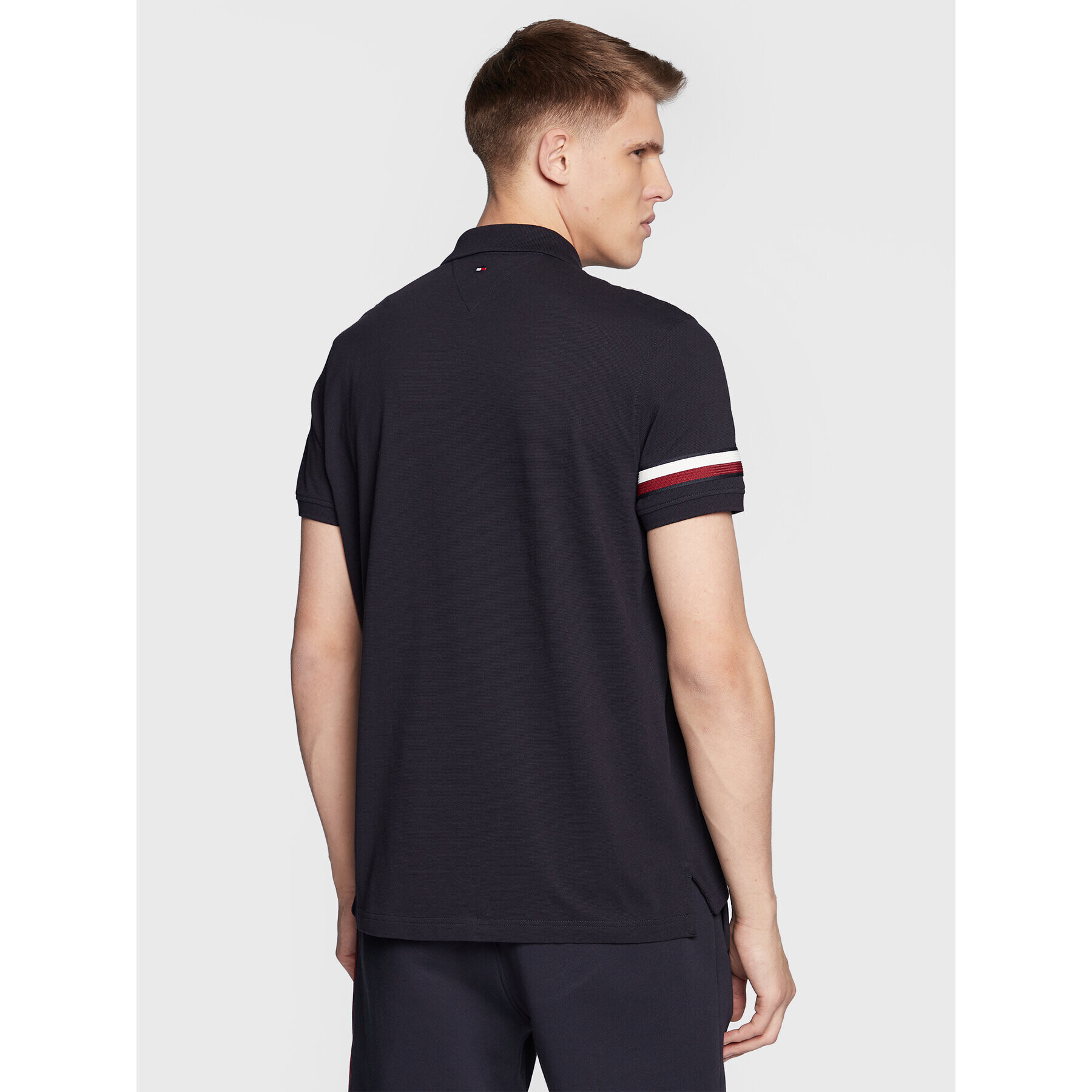 Tommy Hilfiger Polokošeľa Global MW0MW29534 Tmavomodrá Regular Fit - Pepit.sk