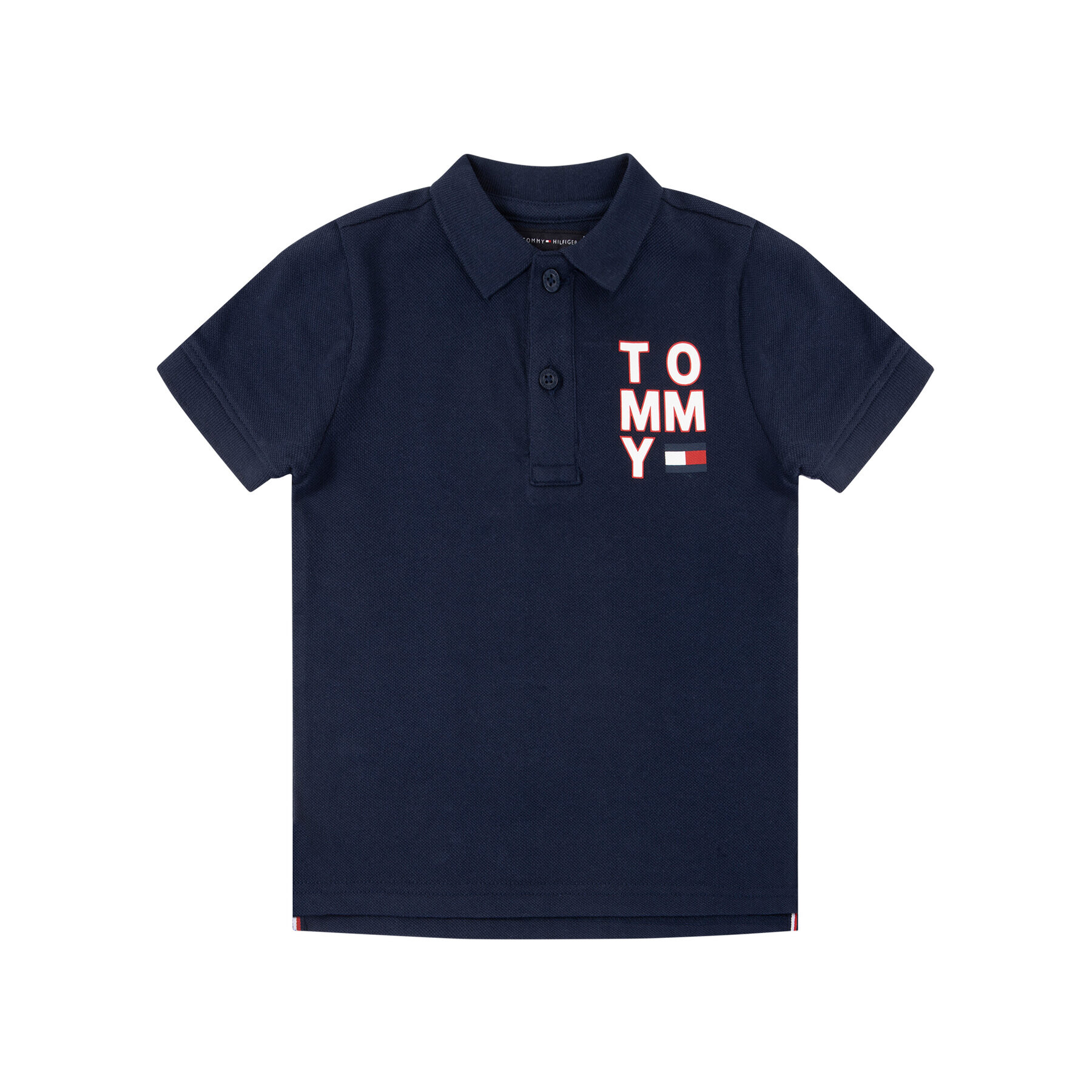 Tommy Hilfiger Polokošeľa Graphic KB0KB05430 D Tmavomodrá Regular Fit - Pepit.sk