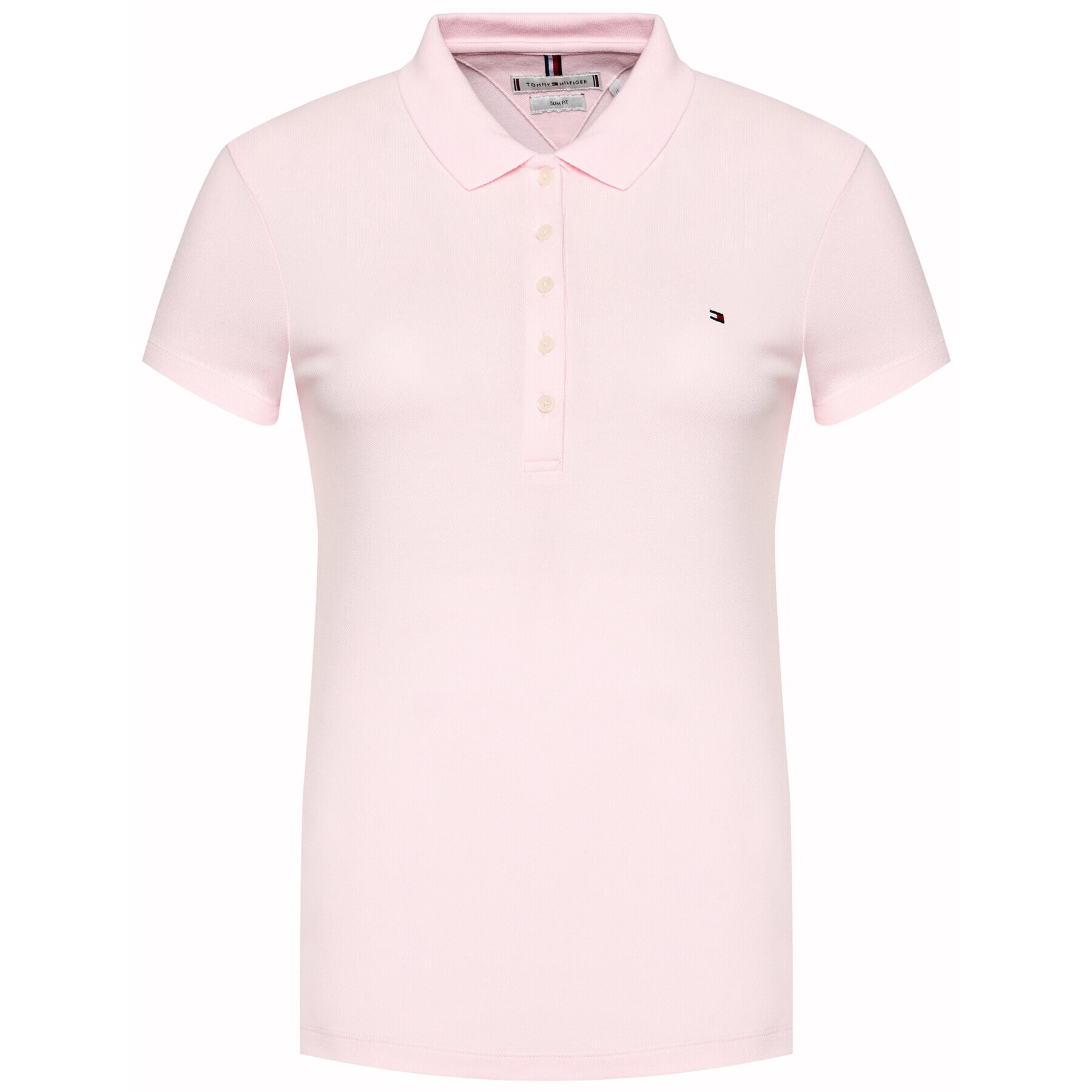 Tommy Hilfiger Polokošeľa Heritage 1M57636661 Ružová Slim Fit - Pepit.sk