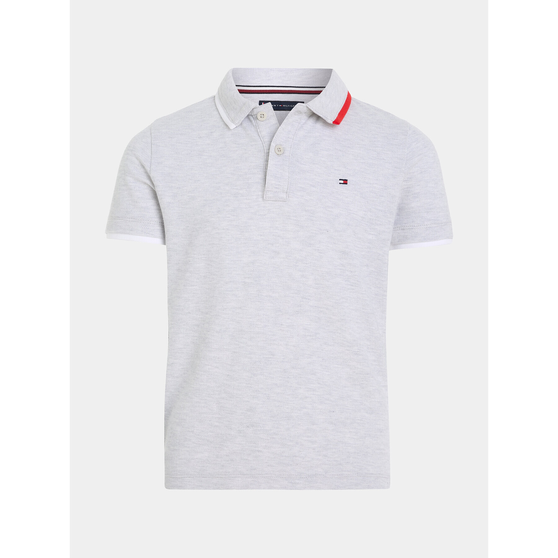 Tommy Hilfiger Polokošeľa KB0KB08534 Sivá Regular Fit - Pepit.sk