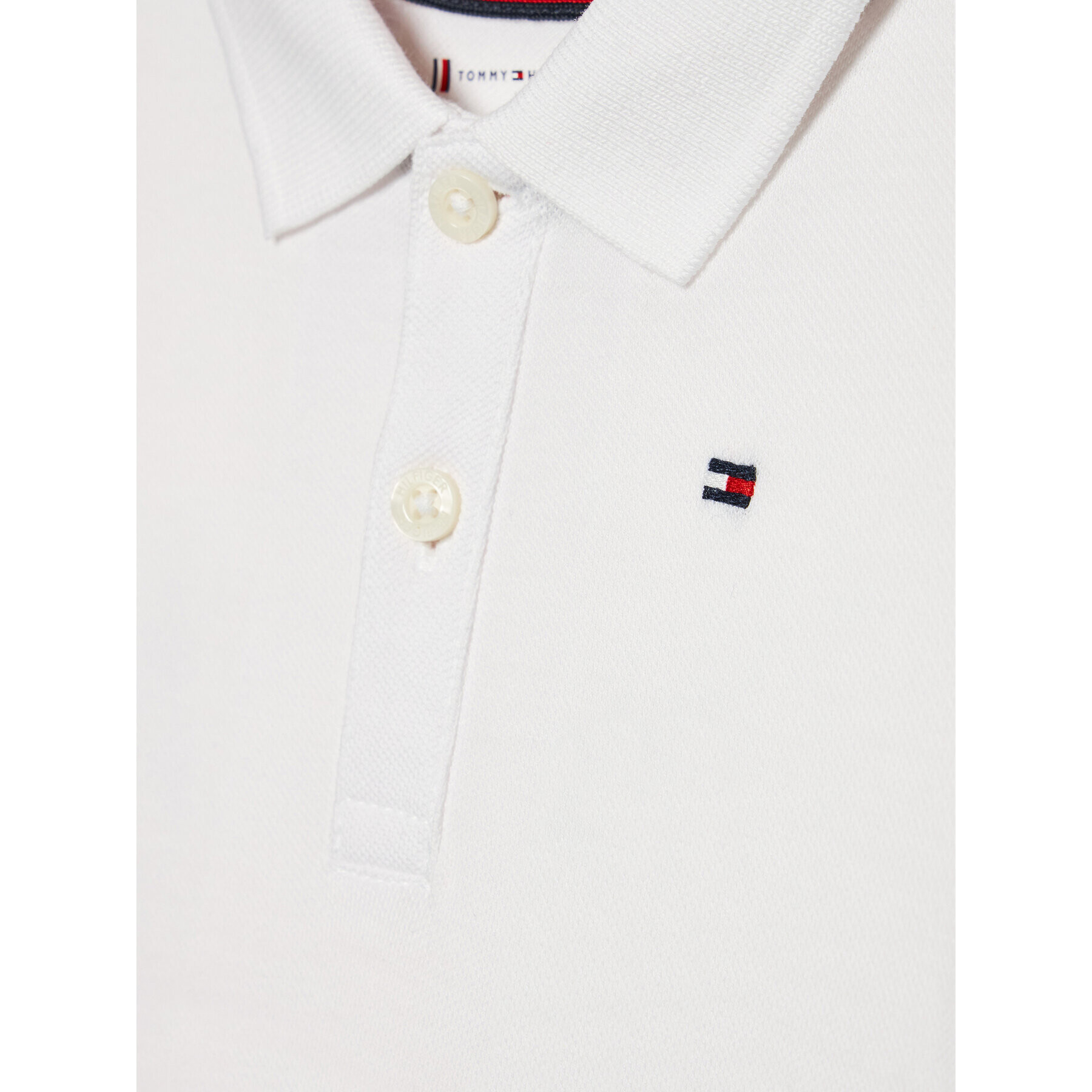 Tommy Hilfiger Polokošeľa KN0KN01388 Biela Regular Fit - Pepit.sk