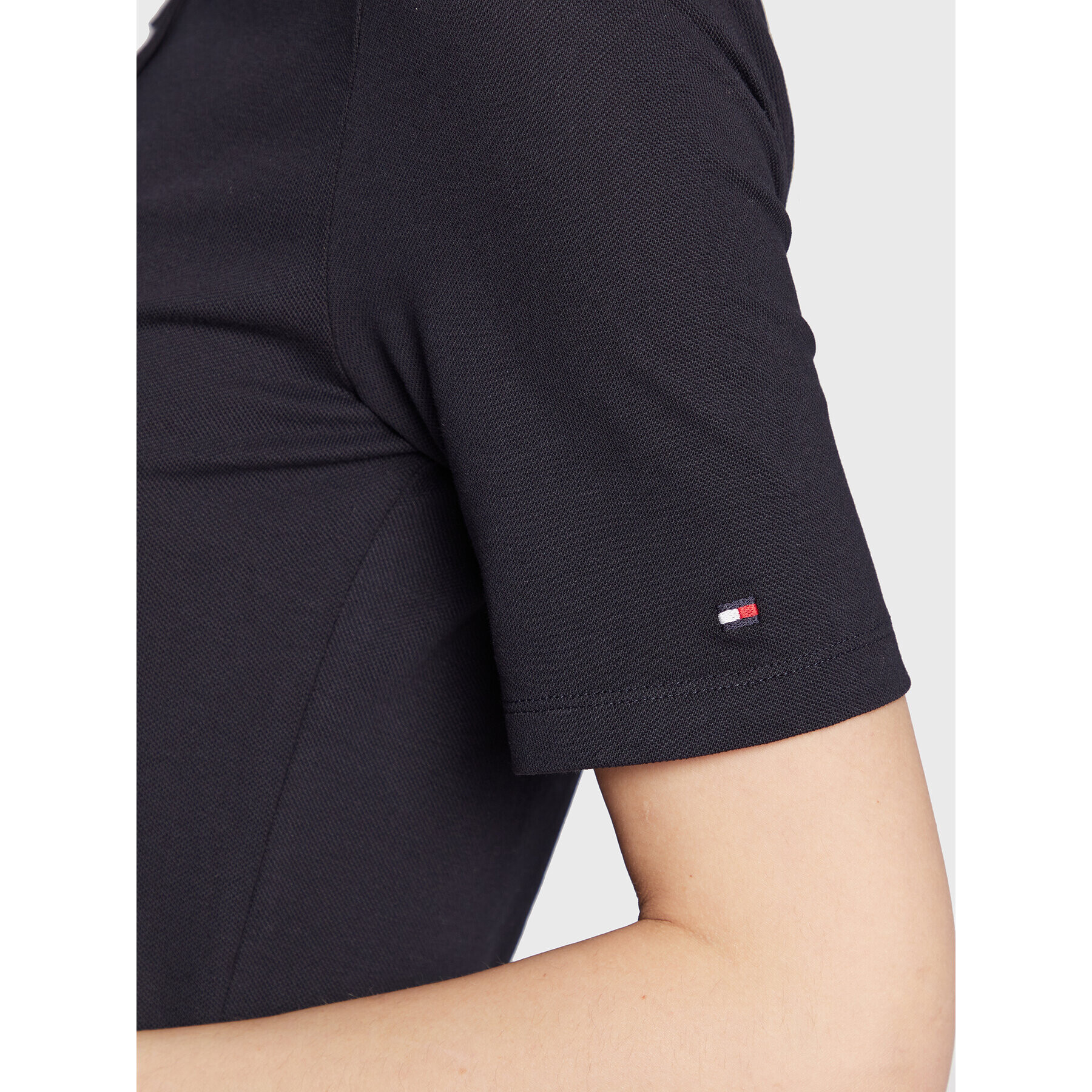 Tommy Hilfiger Polokošeľa Logo WW0WW37628 Tmavomodrá Slim Fit - Pepit.sk