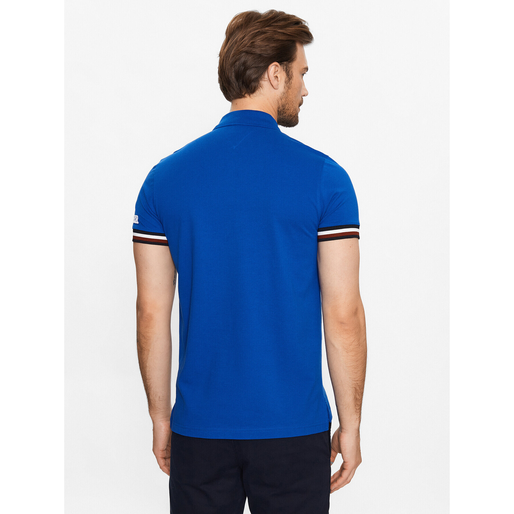 Tommy Hilfiger Polokošeľa Monotype MW0MW31549 Tmavomodrá Slim Fit - Pepit.sk