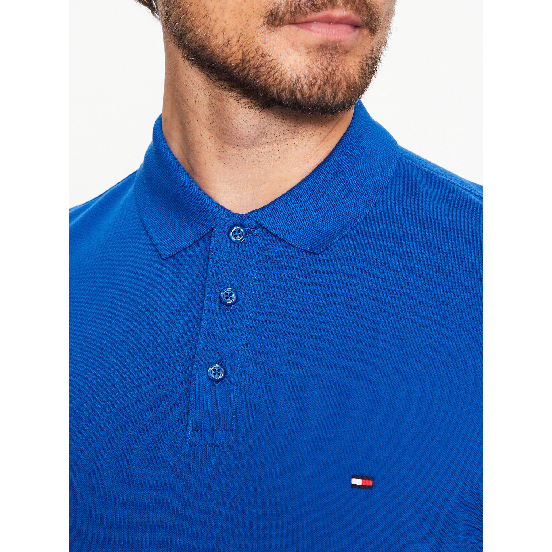 Tommy Hilfiger Polokošeľa Monotype MW0MW31549 Tmavomodrá Slim Fit - Pepit.sk