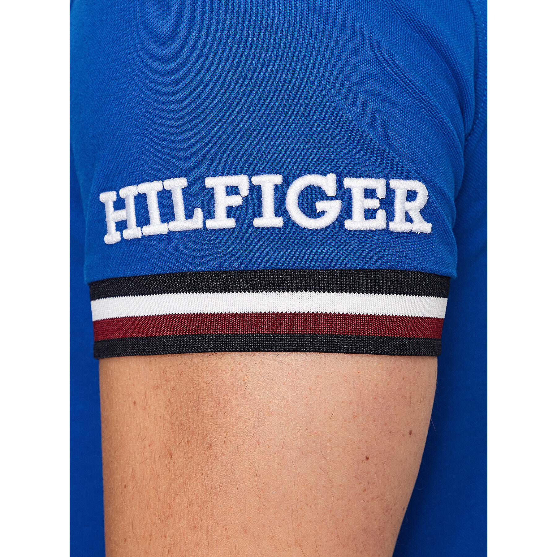 Tommy Hilfiger Polokošeľa Monotype MW0MW31549 Tmavomodrá Slim Fit - Pepit.sk