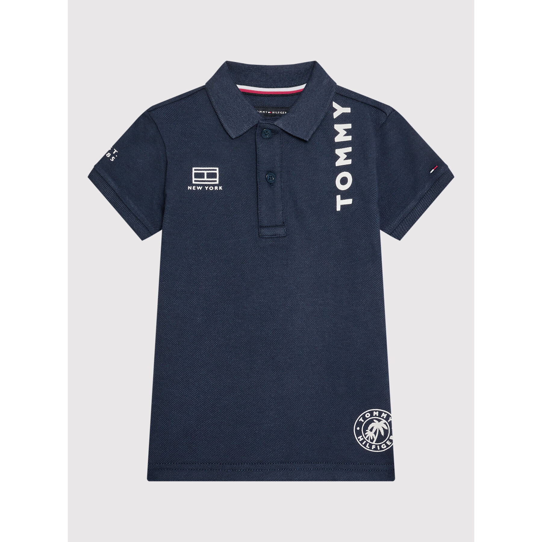 Tommy Hilfiger Polokošeľa Multi Placement KB0KB07373 D Tmavomodrá Regular Fit - Pepit.sk