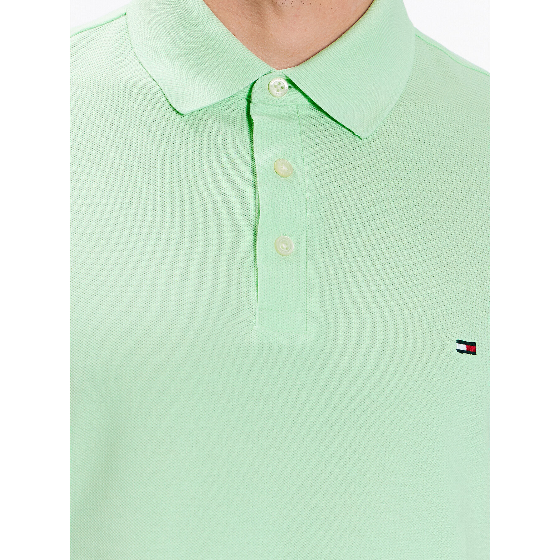 Tommy Hilfiger Polokošeľa MW0MW17771 Zelená Slim Fit - Pepit.sk