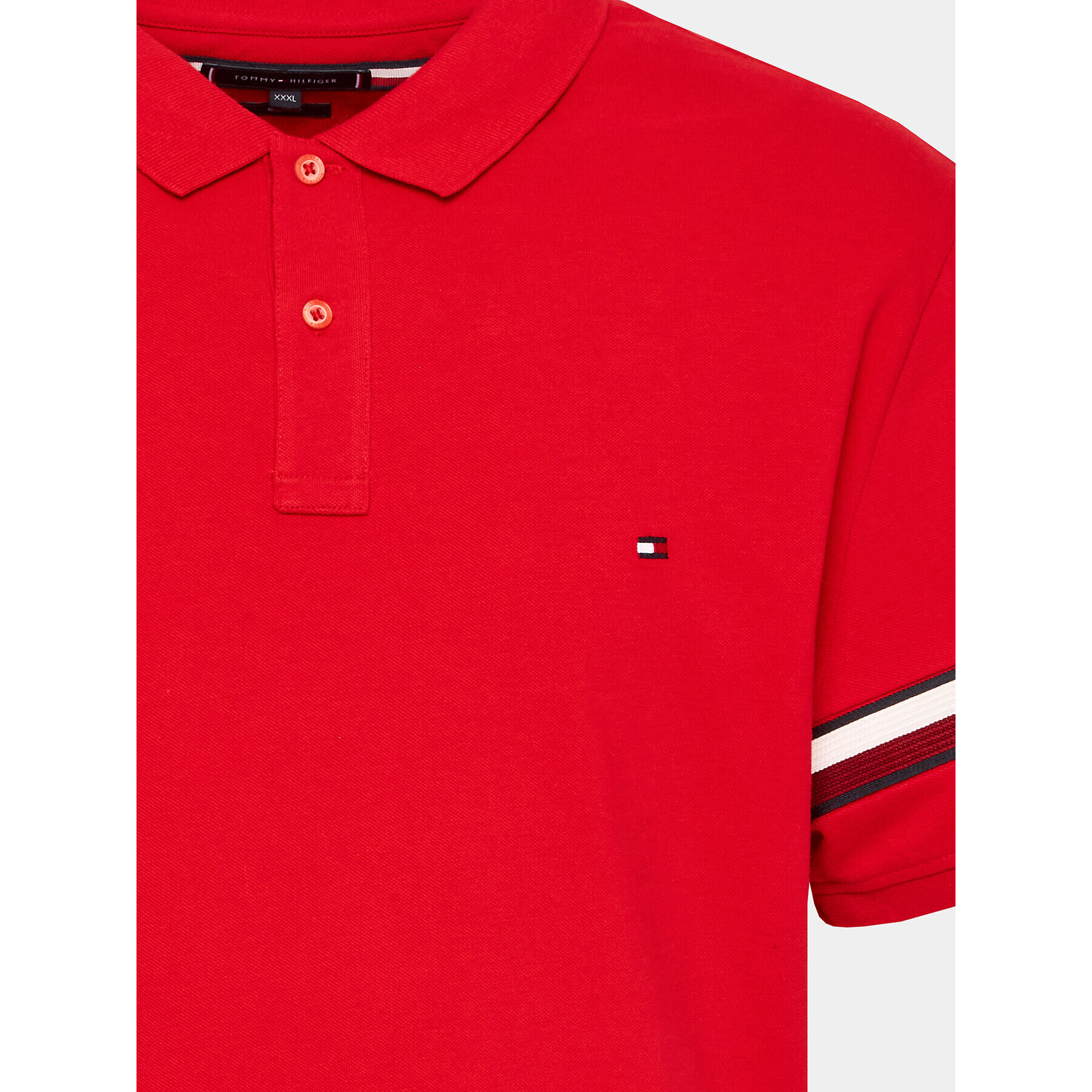 Tommy Hilfiger Polokošeľa MW0MW30767 Červená Regular Fit - Pepit.sk