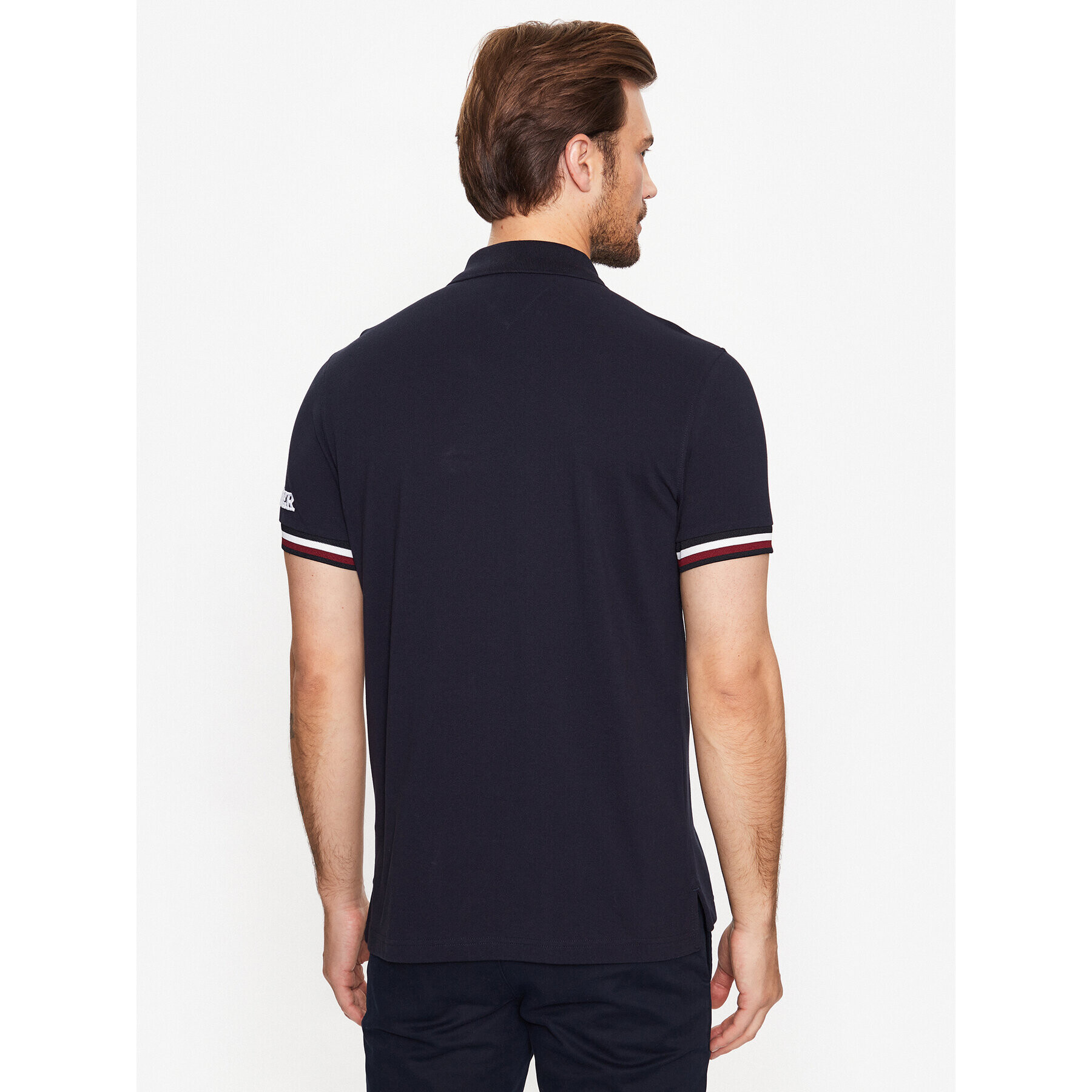 Tommy Hilfiger Polokošeľa MW0MW31549 Tmavomodrá Slim Fit - Pepit.sk