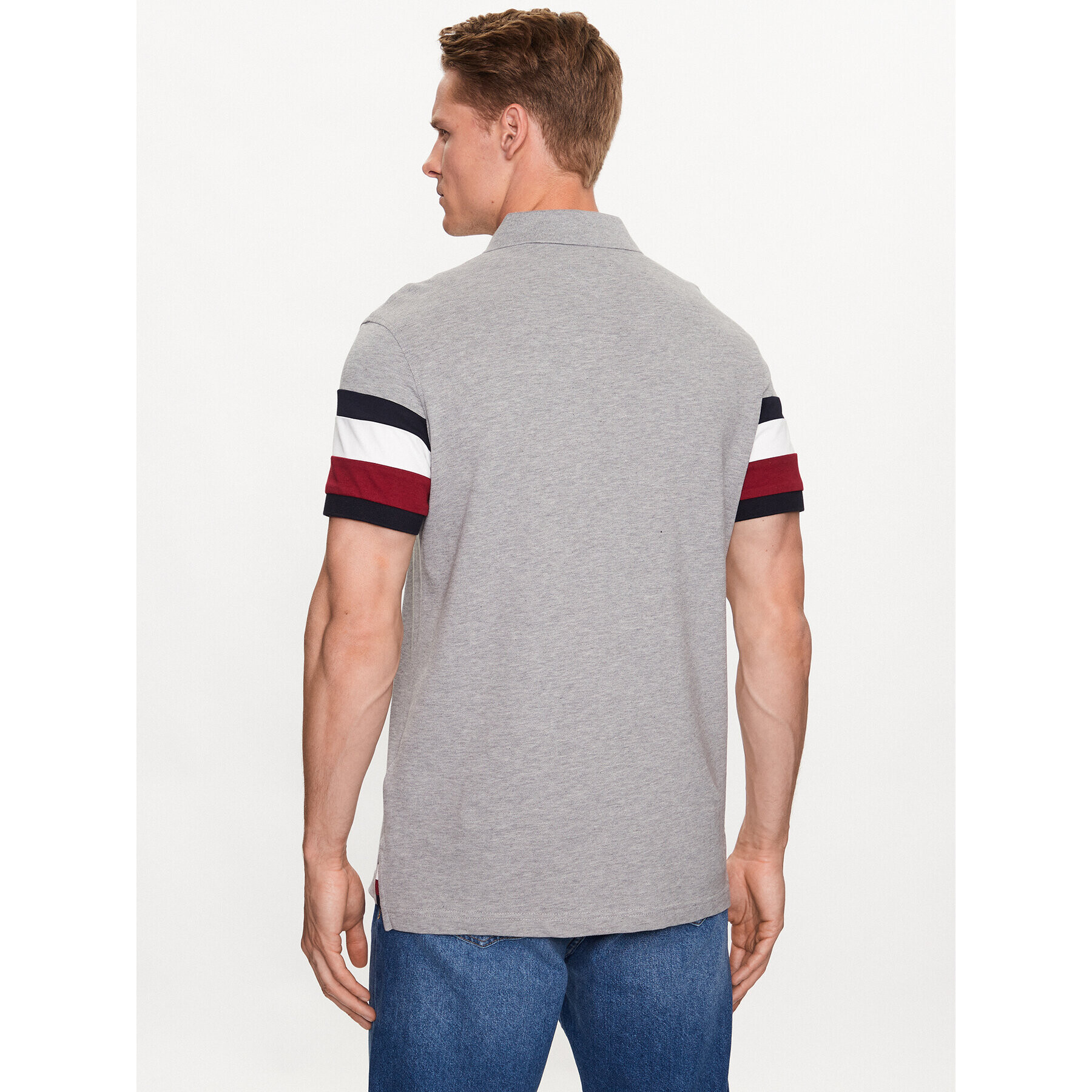 Tommy Hilfiger Polokošeľa MW0MW31675 Sivá Slim Fit - Pepit.sk