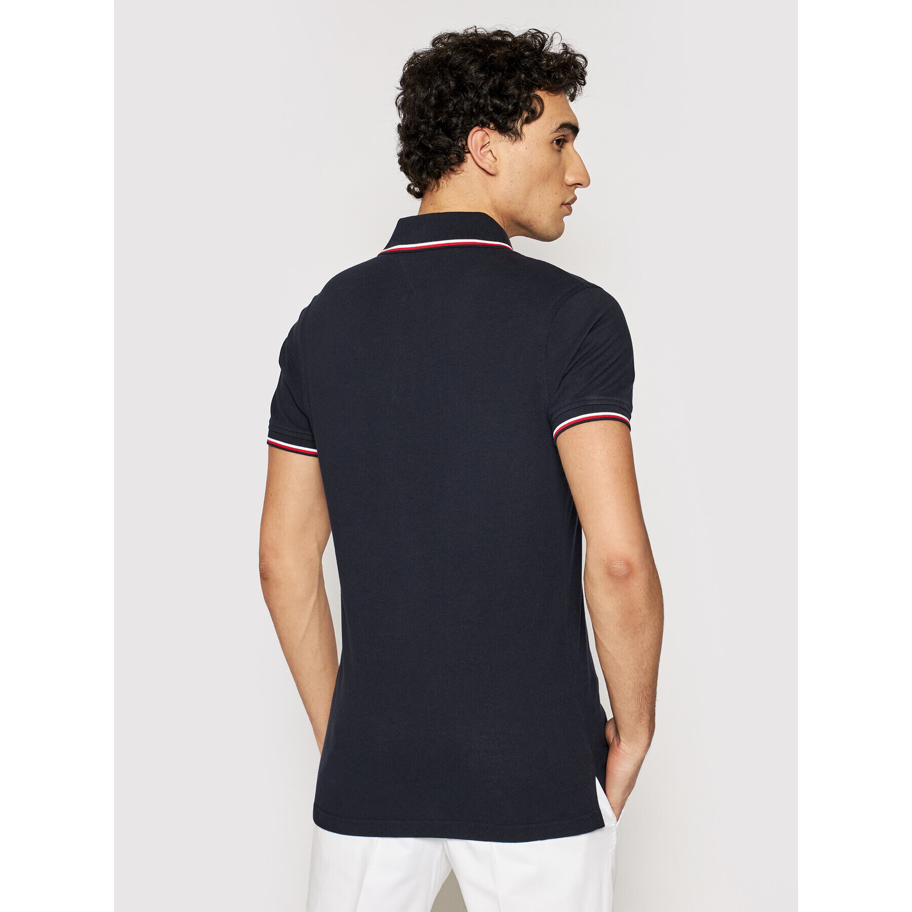 Tommy Hilfiger Polokošeľa Tipped MW0MW13080 Tmavomodrá Slim Fit - Pepit.sk