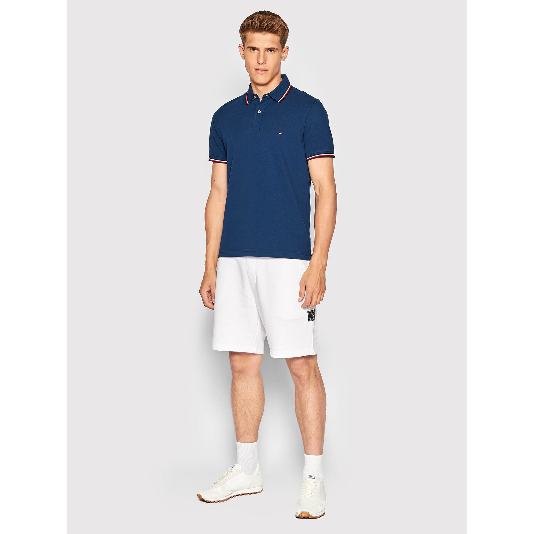 Tommy Hilfiger Polokošeľa Tipped MW0MW16054 Tmavomodrá Slim Fit - Pepit.sk