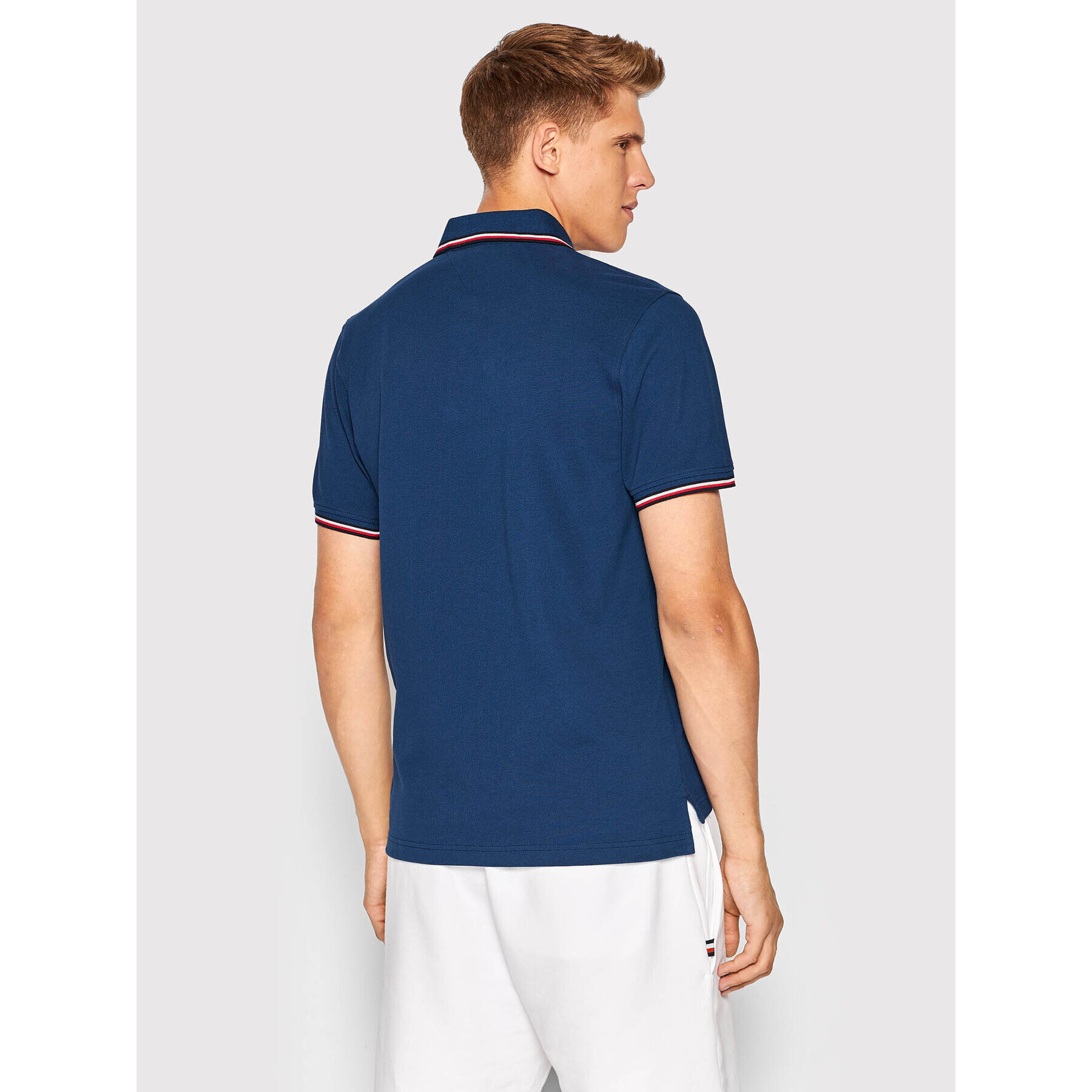 Tommy Hilfiger Polokošeľa Tipped MW0MW16054 Tmavomodrá Slim Fit - Pepit.sk