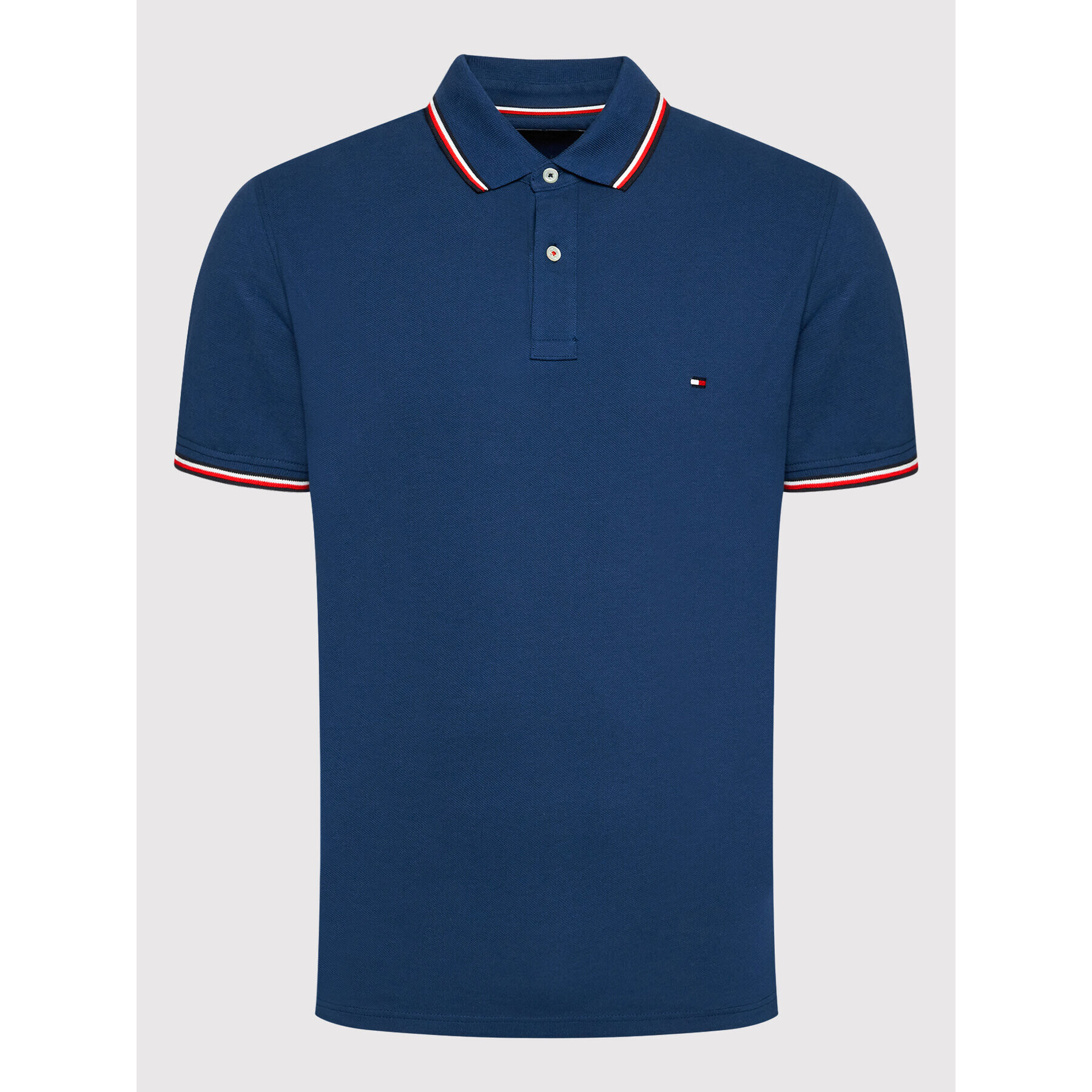 Tommy Hilfiger Polokošeľa Tipped MW0MW16054 Tmavomodrá Slim Fit - Pepit.sk