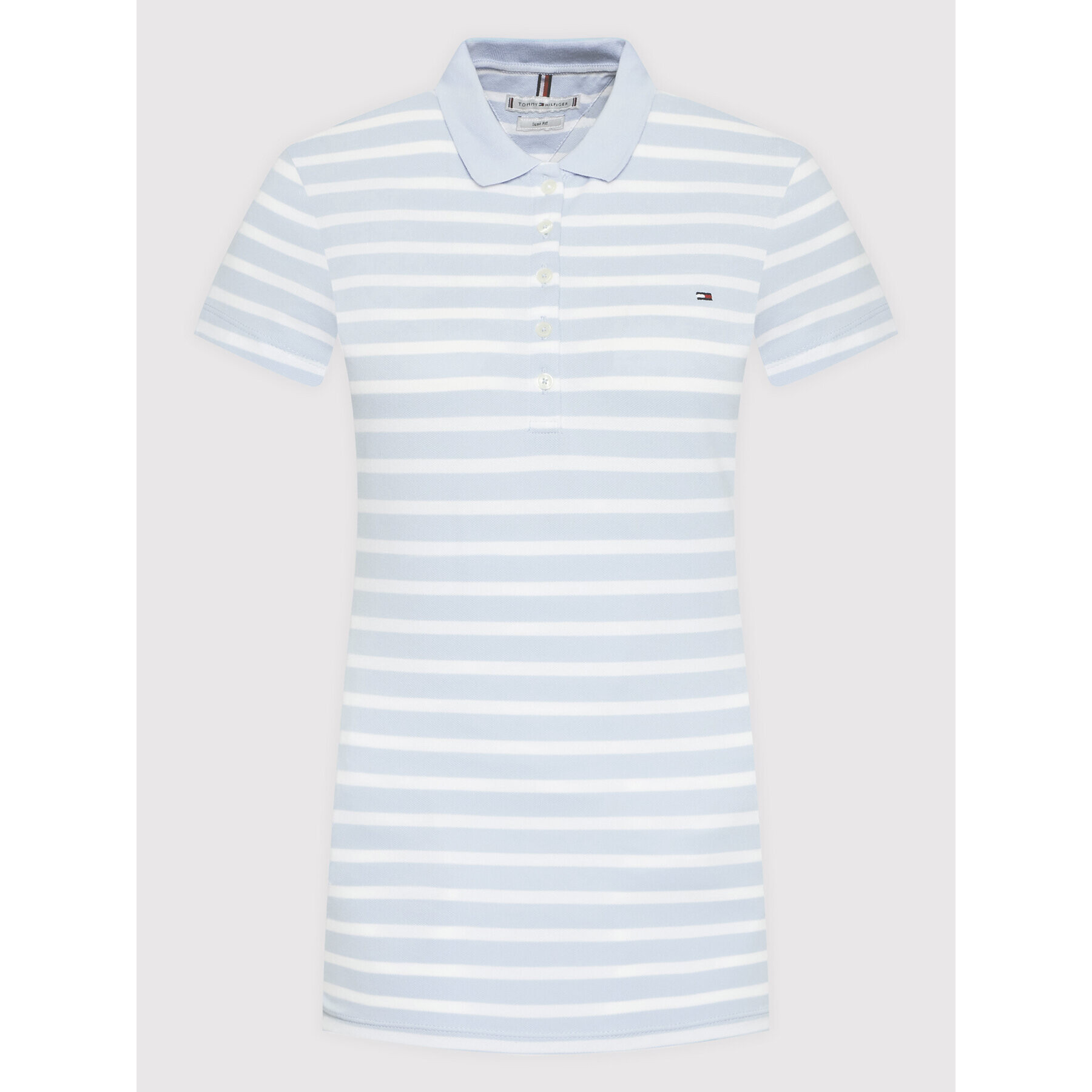 Tommy Hilfiger Polokošeľa WW0WW27151 Modrá Slim Fit - Pepit.sk