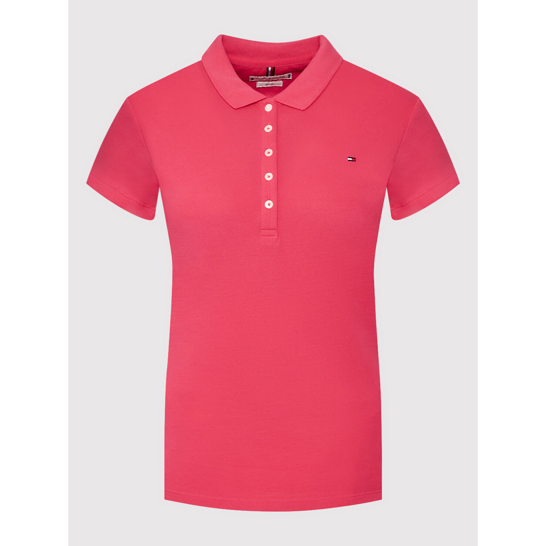 Tommy Hilfiger Polokošeľa WW0WW27947 Ružová Slim Fit - Pepit.sk