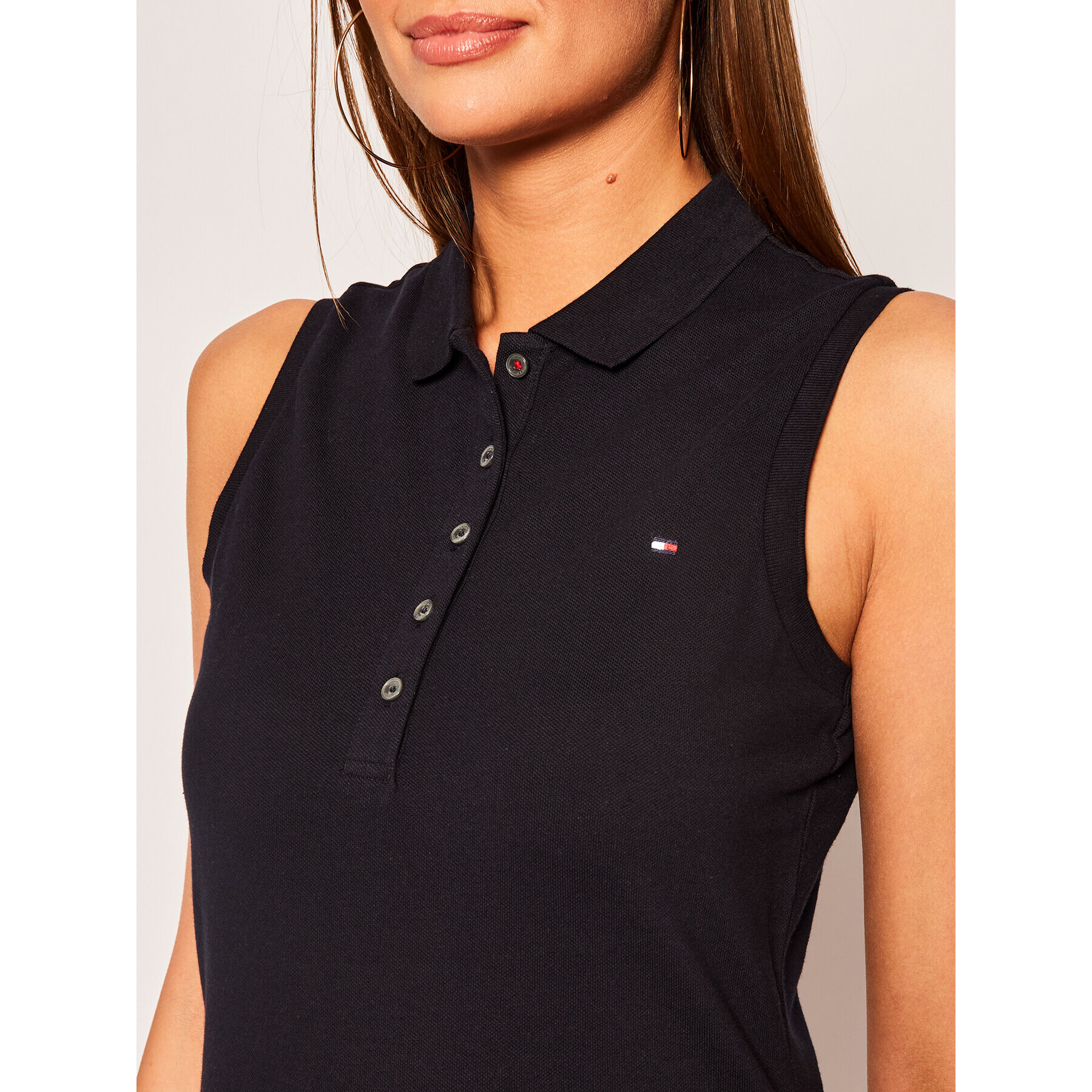 Tommy Hilfiger Polokošeľa WW0WW28007 Tmavomodrá Slim Fit - Pepit.sk