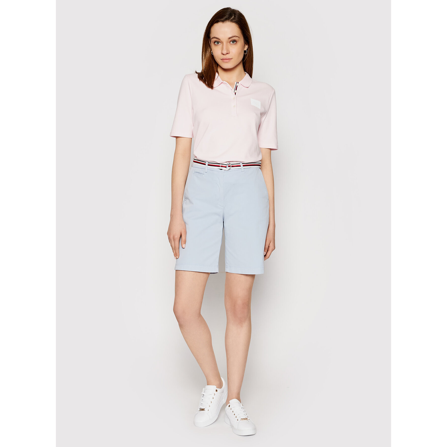 Tommy Hilfiger Polokošeľa WW0WW32607 Ružová Regular Fit - Pepit.sk