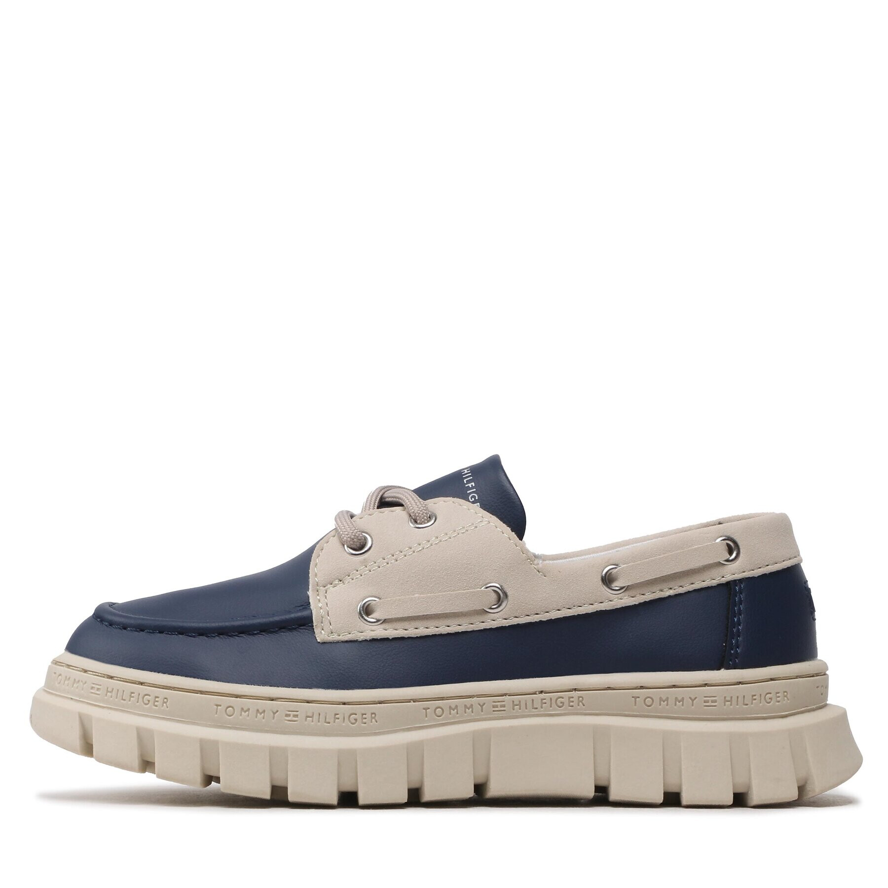 Tommy Hilfiger Poltopánky Lace-Up Shoe T3X4-32897-1592 M Tmavomodrá - Pepit.sk