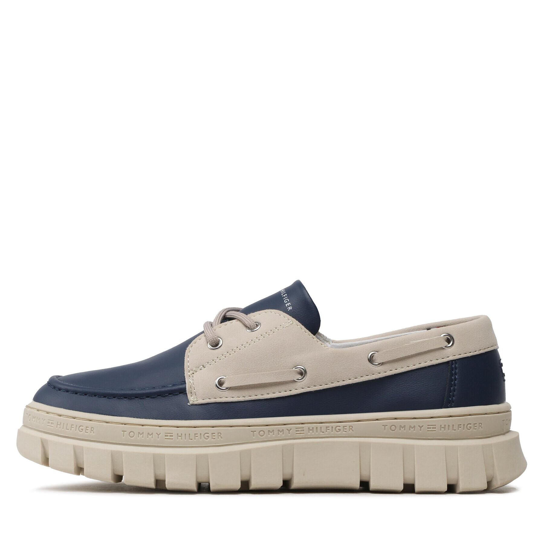 Tommy Hilfiger Poltopánky Lace-Up Shoe T3X4-32897-1592X S Tmavomodrá - Pepit.sk