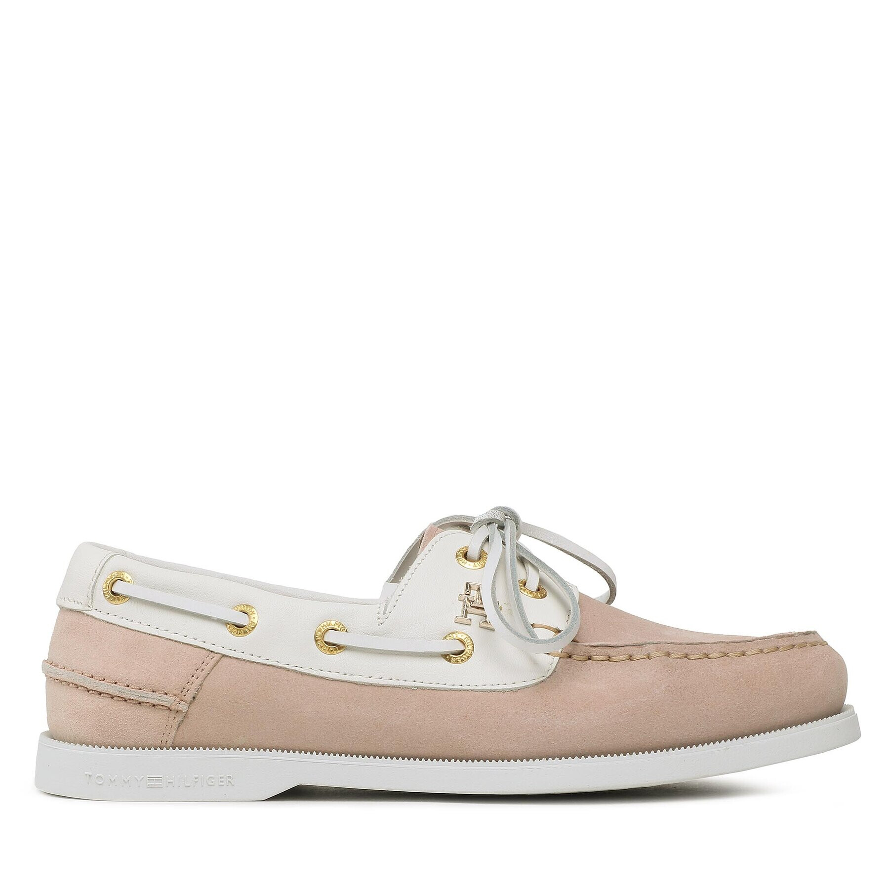 Tommy Hilfiger Poltopánky Th Boat Shoe FW0FW07066 Béžová - Pepit.sk