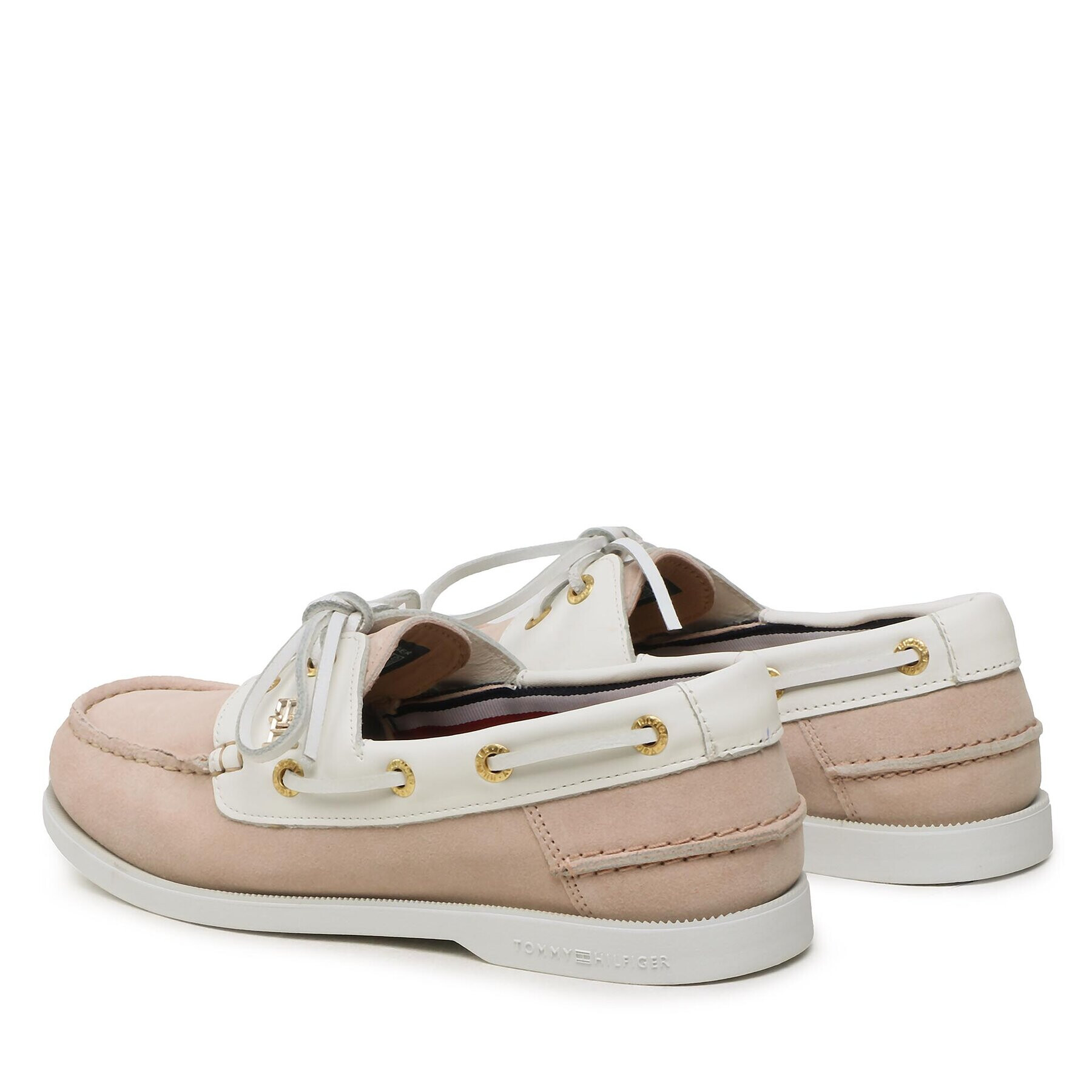 Tommy Hilfiger Poltopánky Th Boat Shoe FW0FW07066 Béžová - Pepit.sk