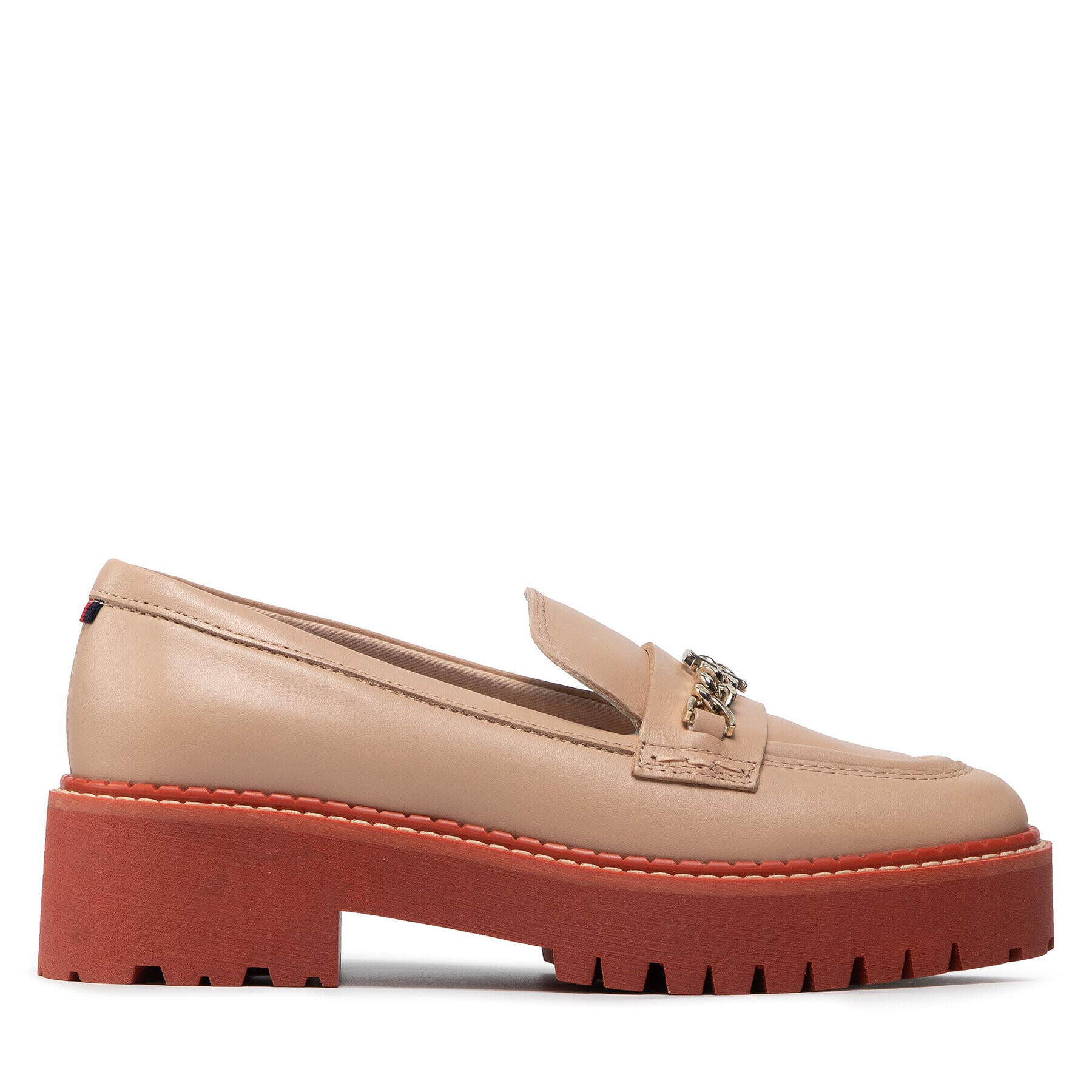 Tommy Hilfiger Loafers Th Chain Chunky Loafer FW0FW06166 Béžová - Pepit.sk