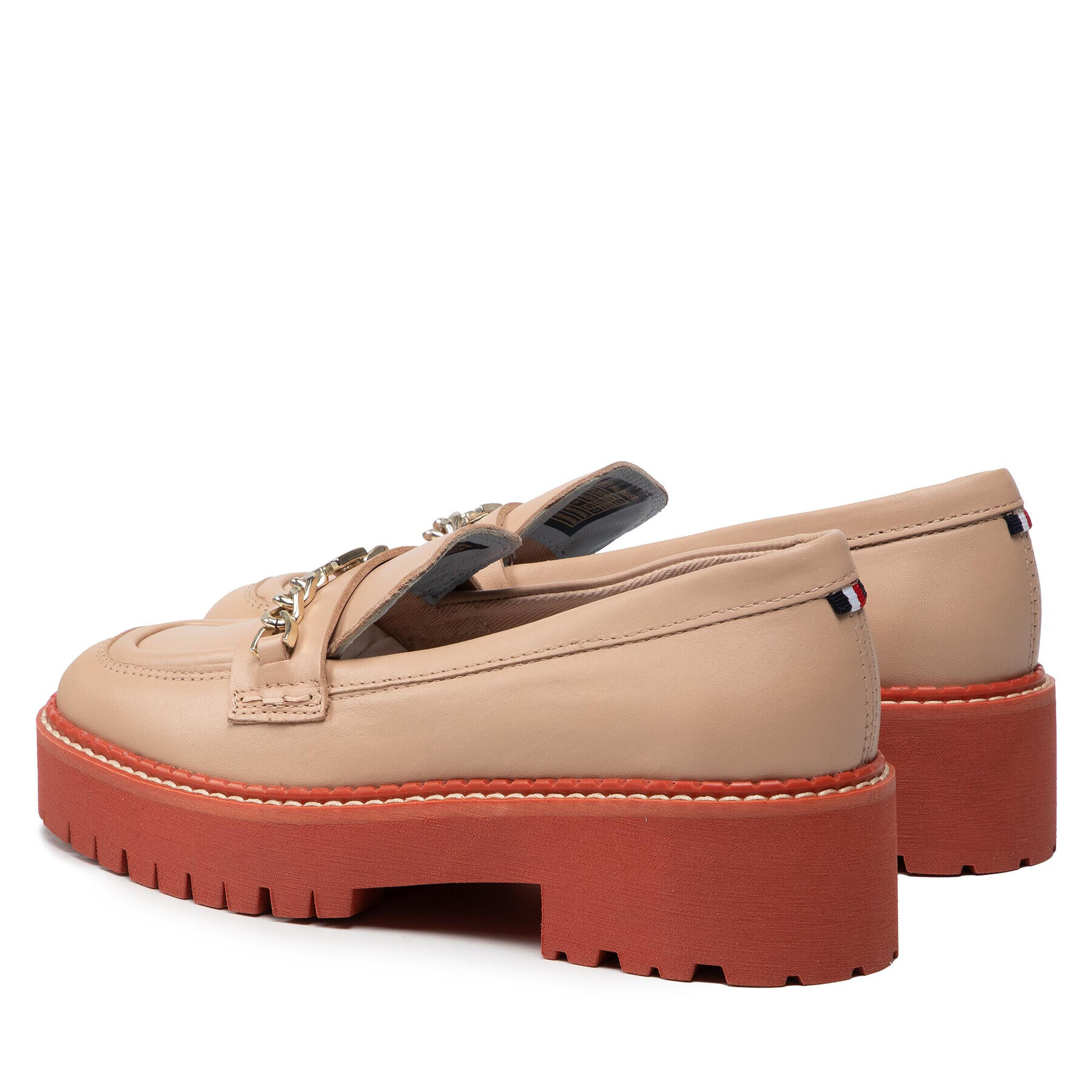 Tommy Hilfiger Loafers Th Chain Chunky Loafer FW0FW06166 Béžová - Pepit.sk