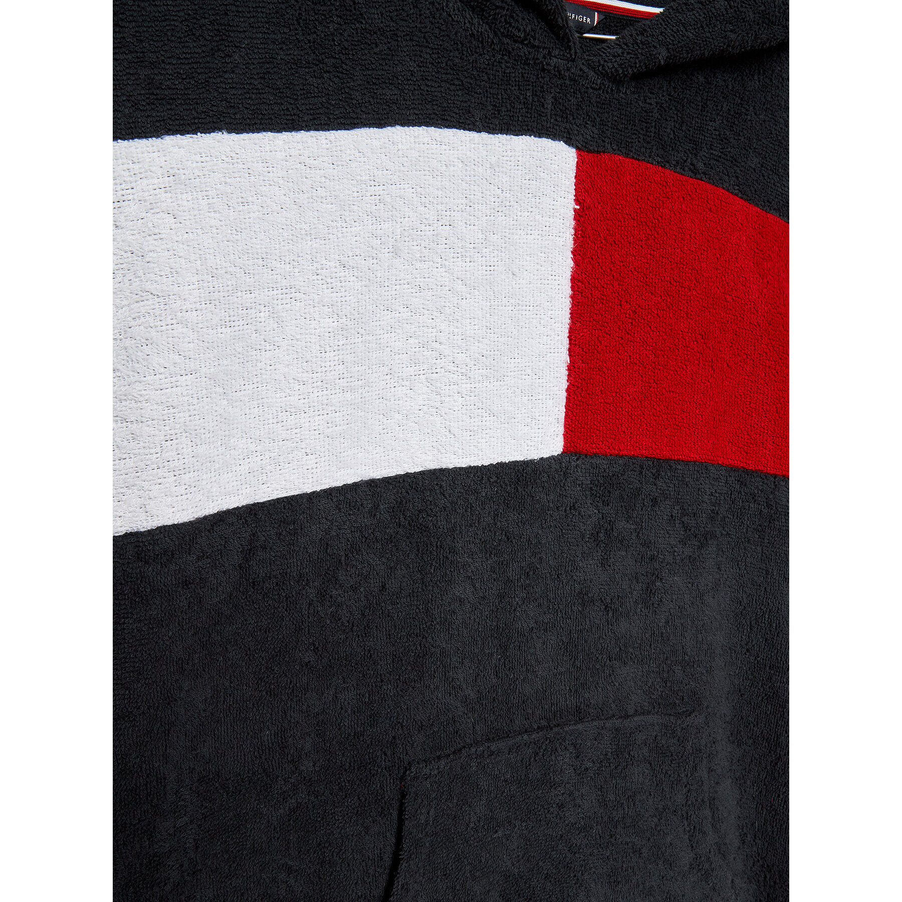 Tommy Hilfiger Pončo UK0UK00047 Tmavomodrá Relaxed Fit - Pepit.sk