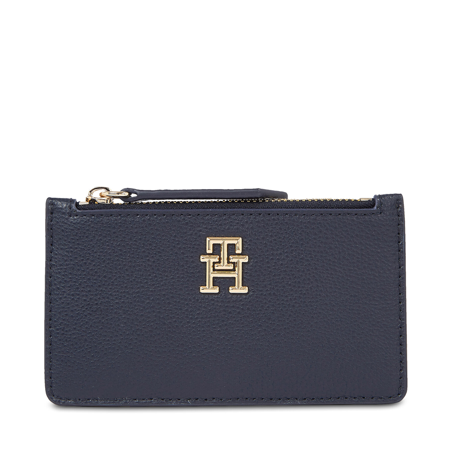 Tommy Hilfiger Puzdro na kreditné karty Hilfiger Staple Cc Holder Zip AW0AW15267 Tmavomodrá - Pepit.sk