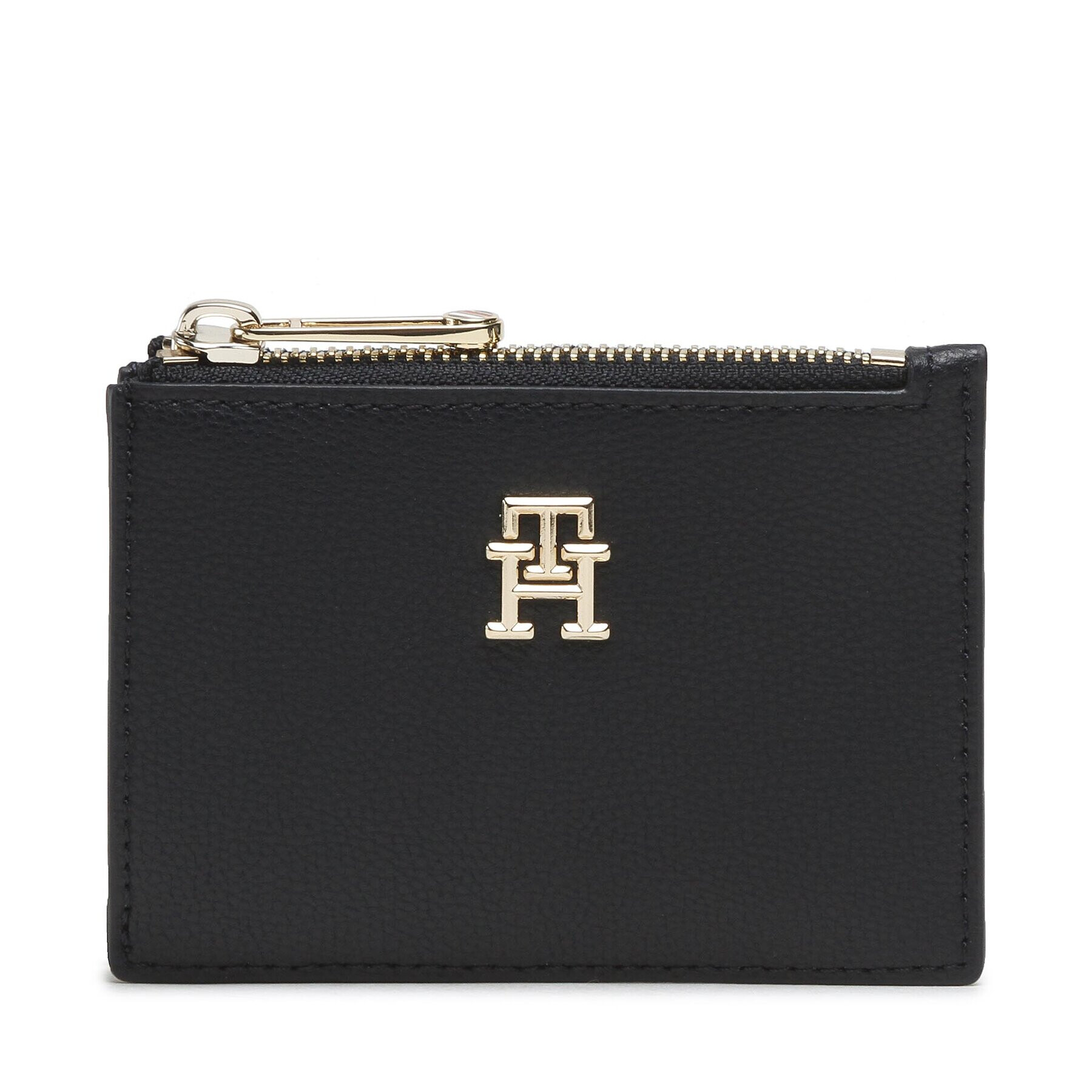 Tommy Hilfiger Puzdro na kreditné karty Th Casual Slim Wallet W Zip AW0AW14691 Tmavomodrá - Pepit.sk