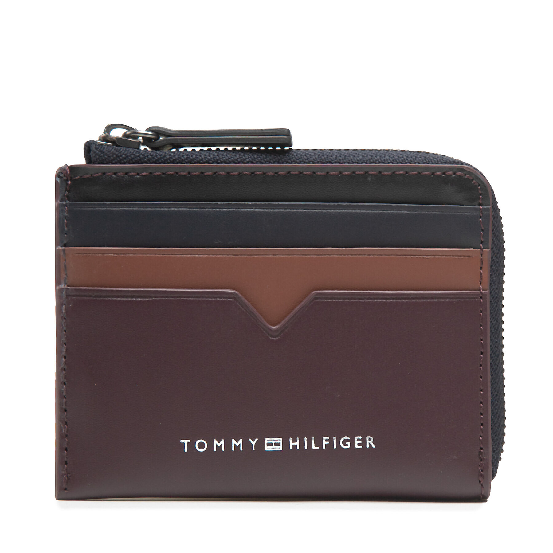 Tommy Hilfiger Puzdro na kreditné karty Th Modern Leather Cc With Zip AM0AM10772 Farebná - Pepit.sk